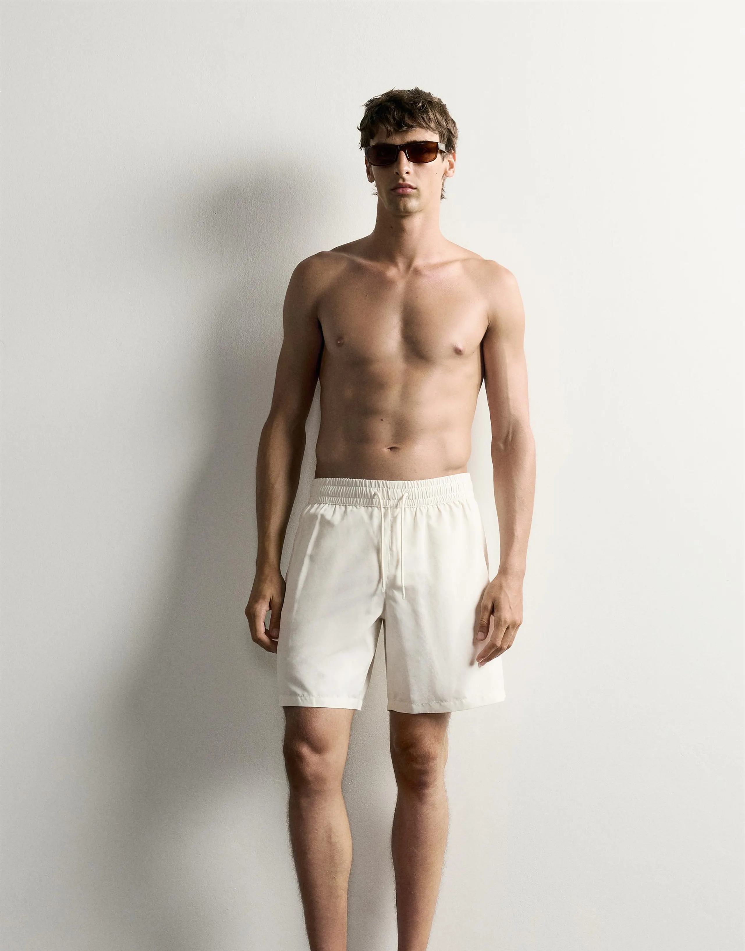 LONG SOFT SWIMMING TRUNKS