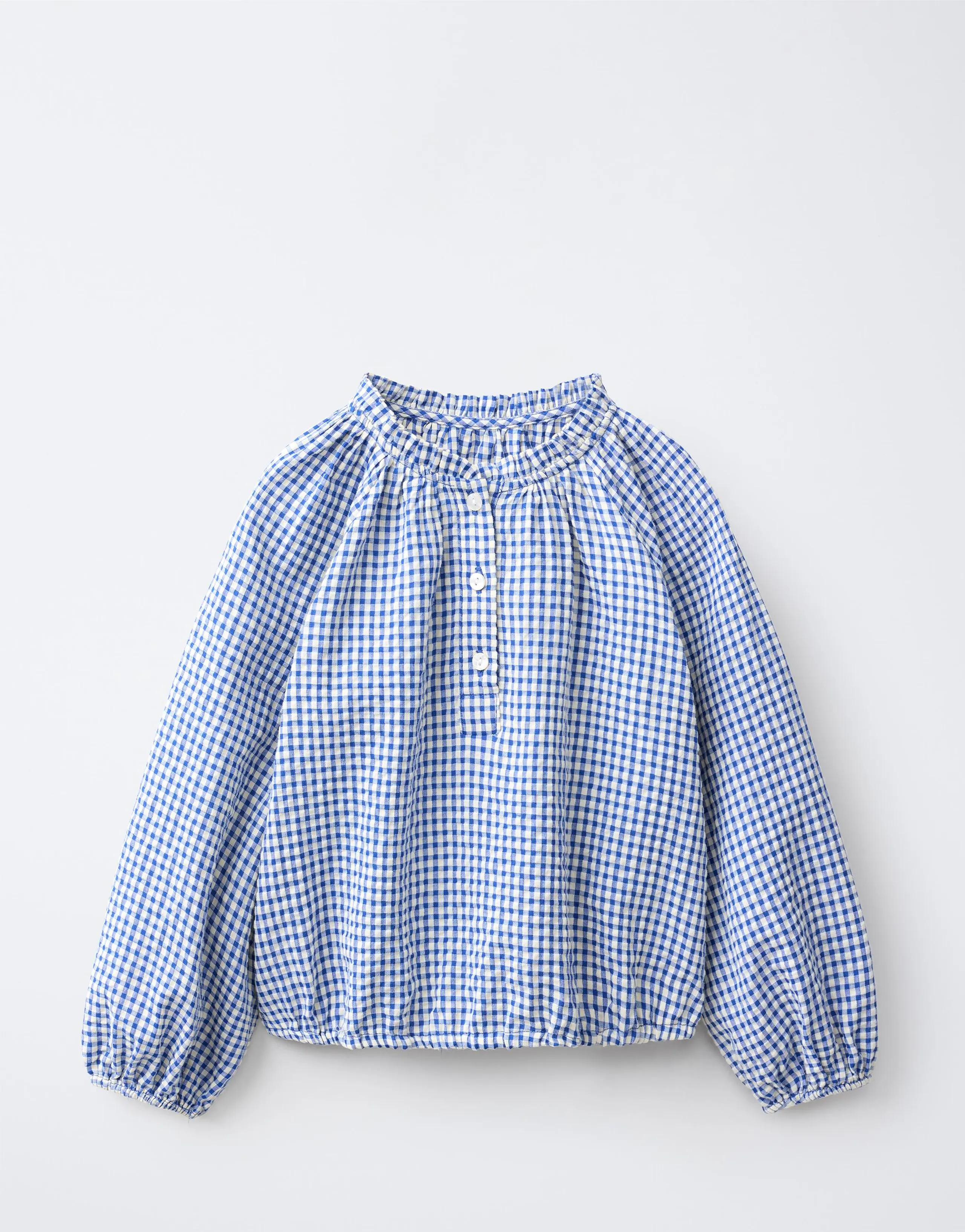 GINGHAM BLOUSE