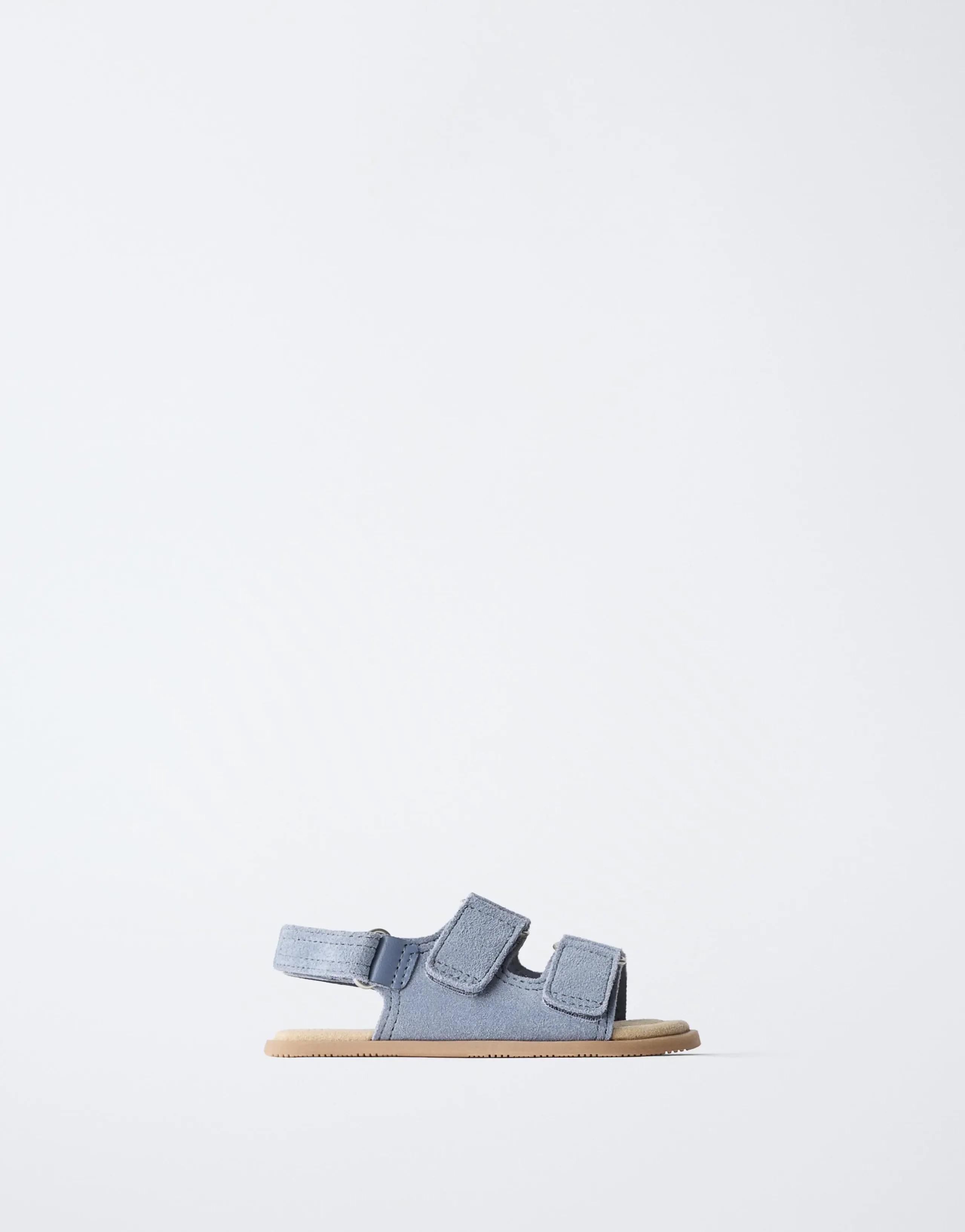 BAREFOOT LEATHER DOUBLE-STRAP SANDALS