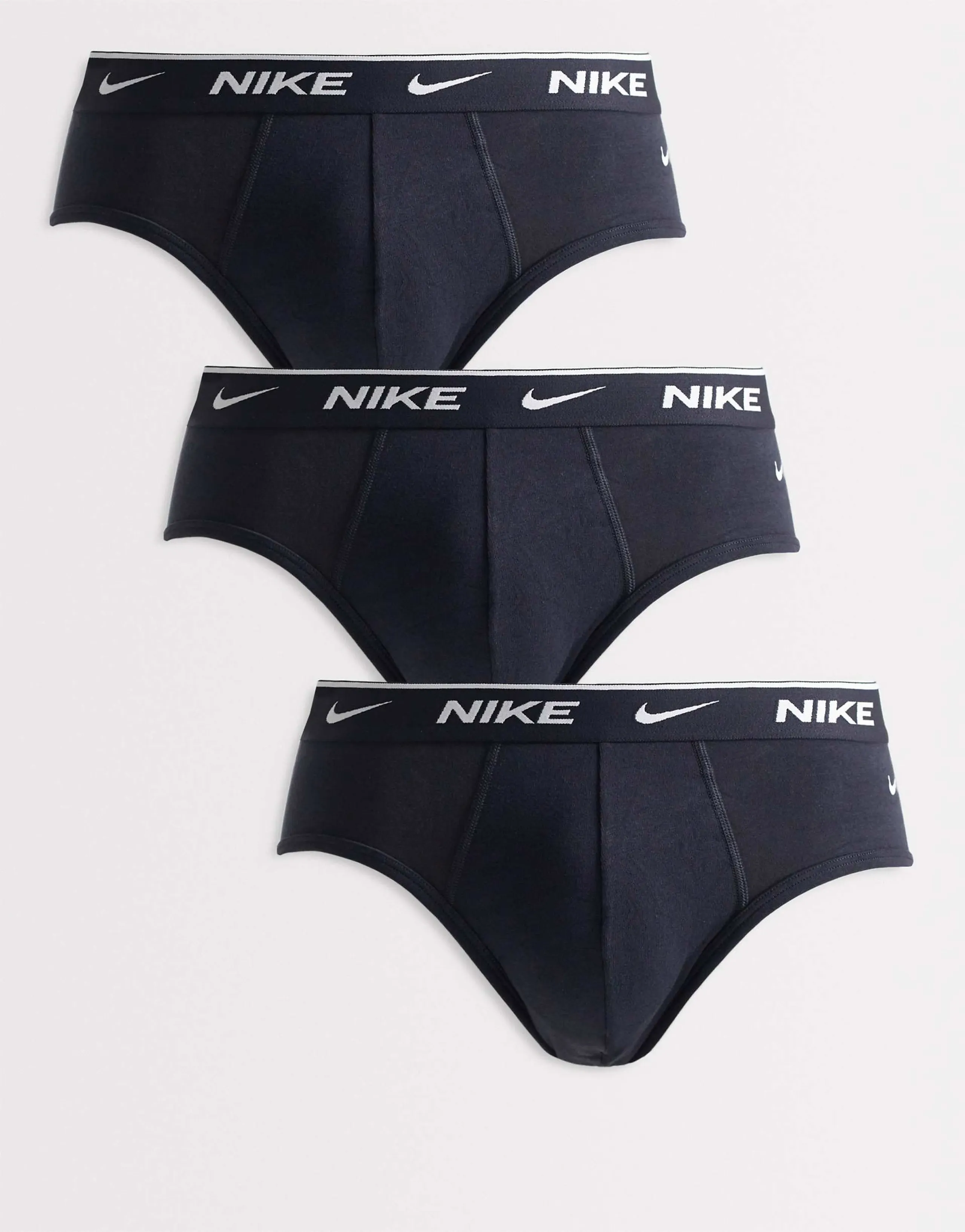 Nike Essential Cotton Stretch 3 pack briefs in black