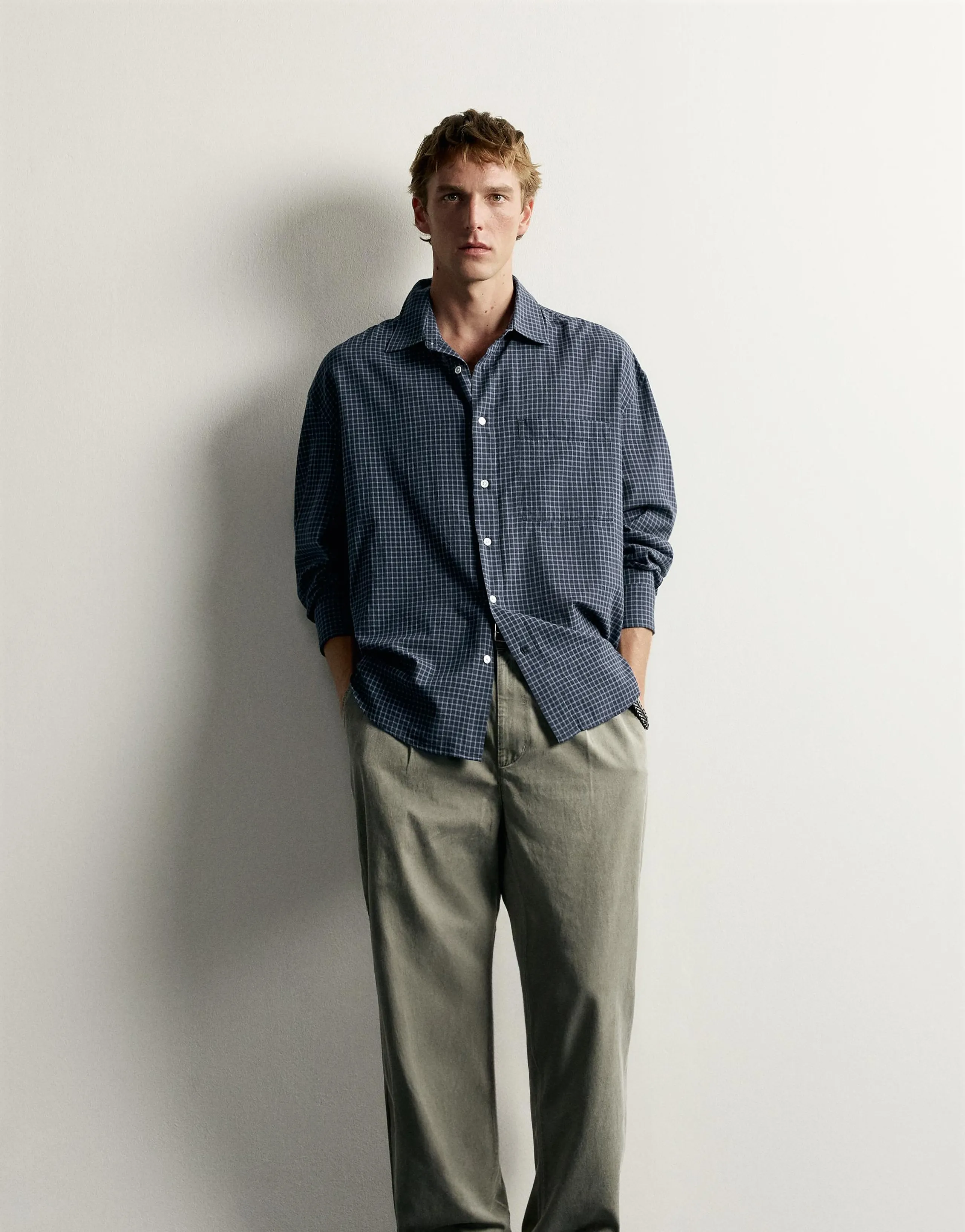 RELAXED FIT CHECK SHIRT