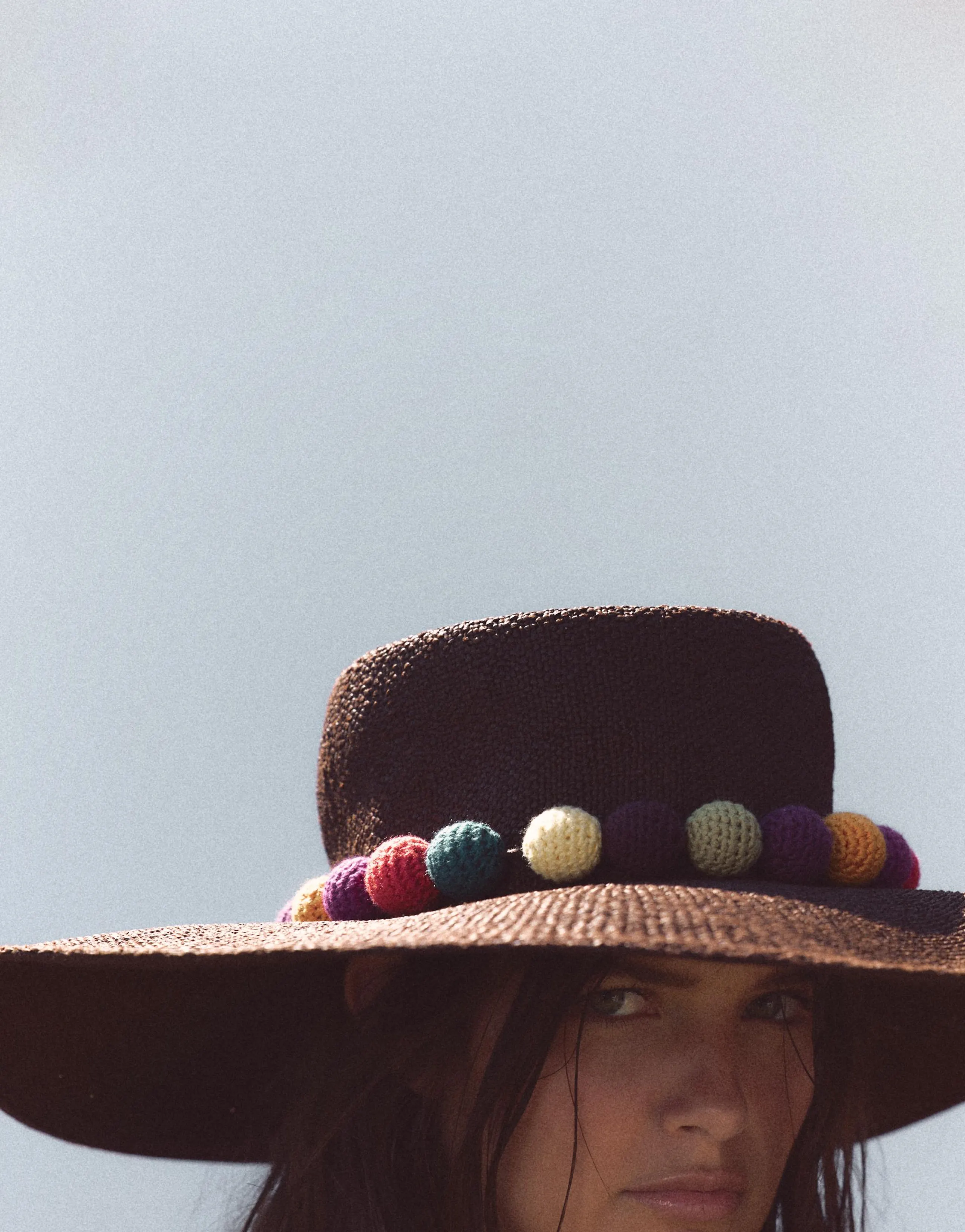 CROCHET BALL HAT