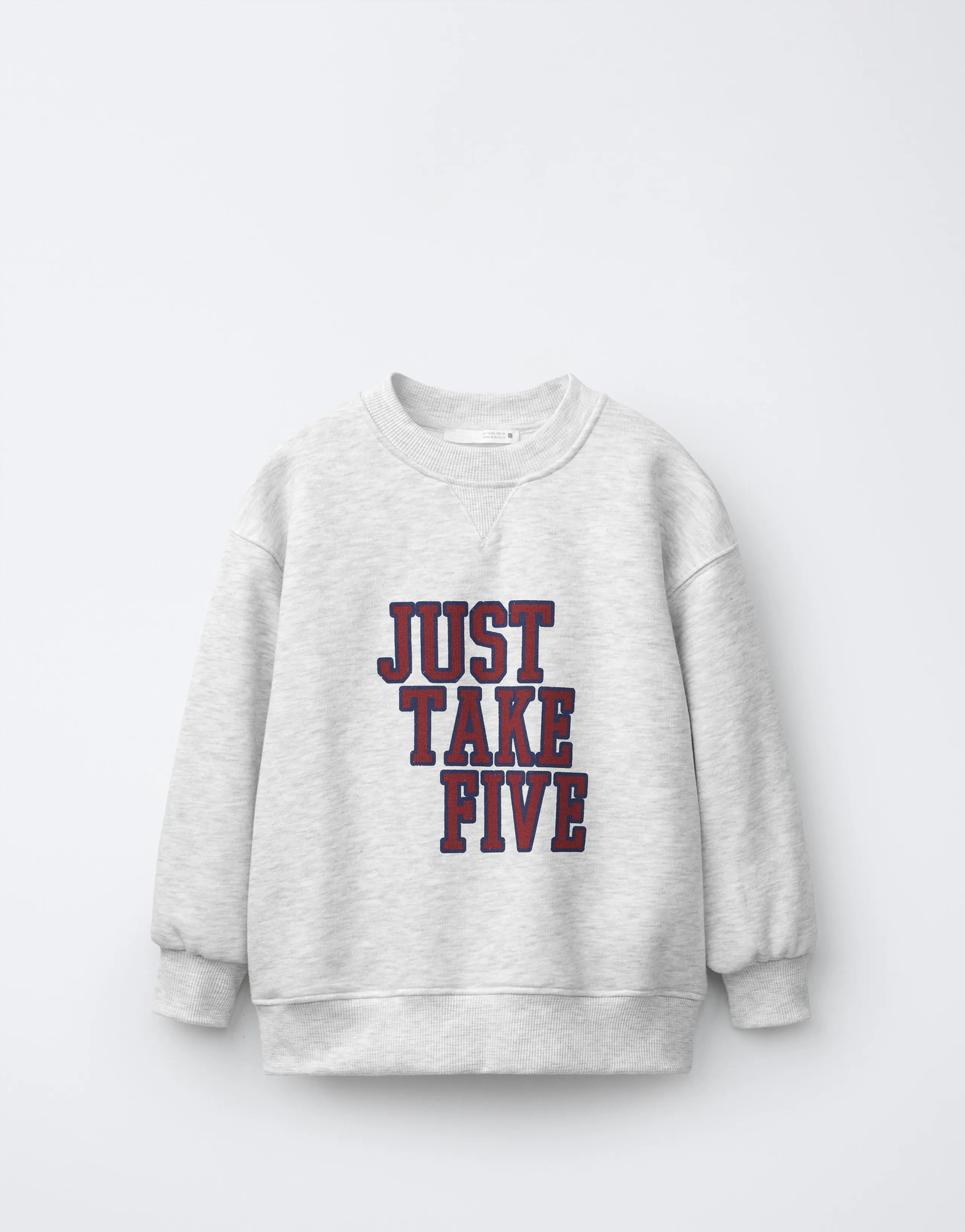 VARSITY SLOGAN SWEATSHIRT