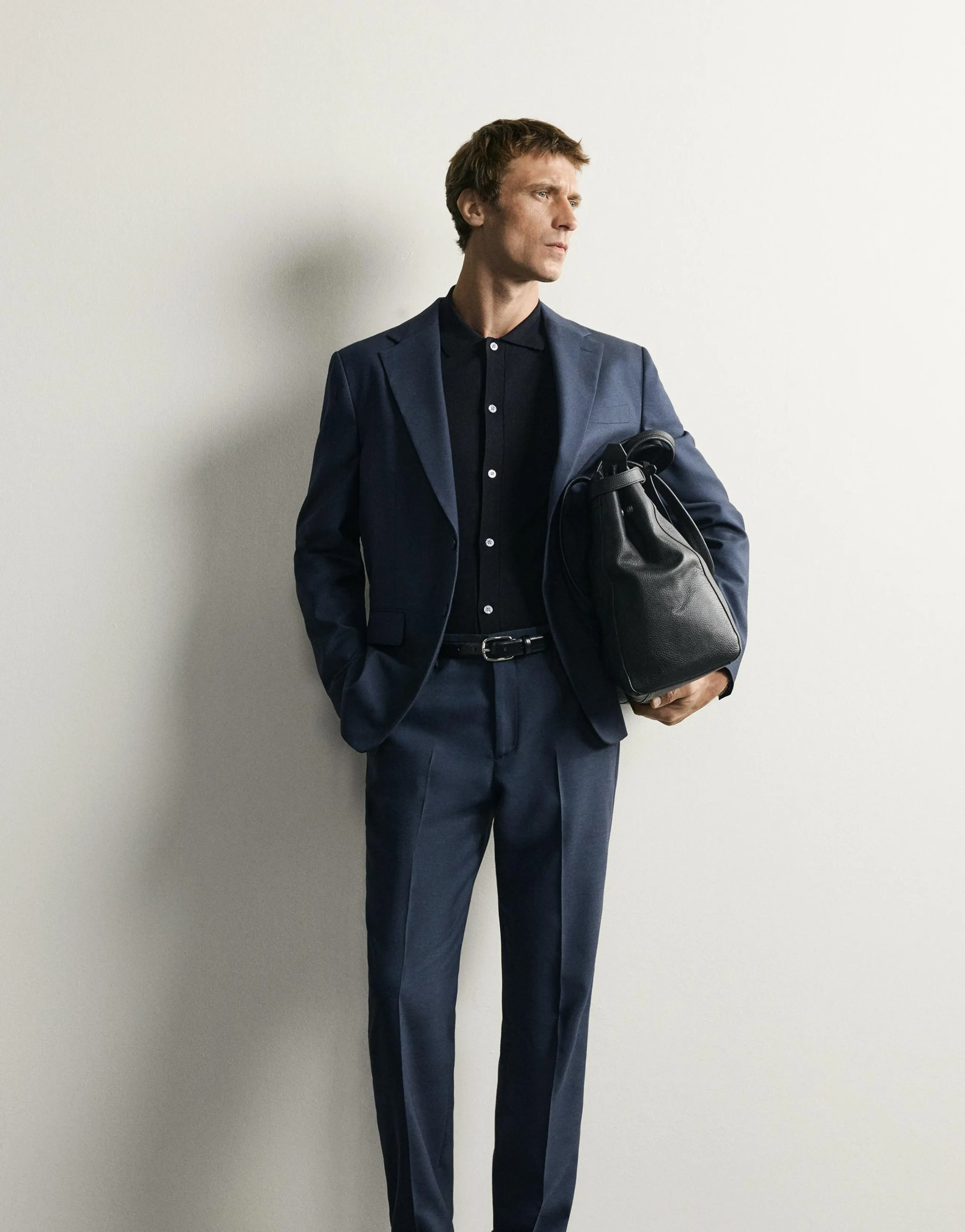 REGULAR FIT CHECK SUIT BLAZER