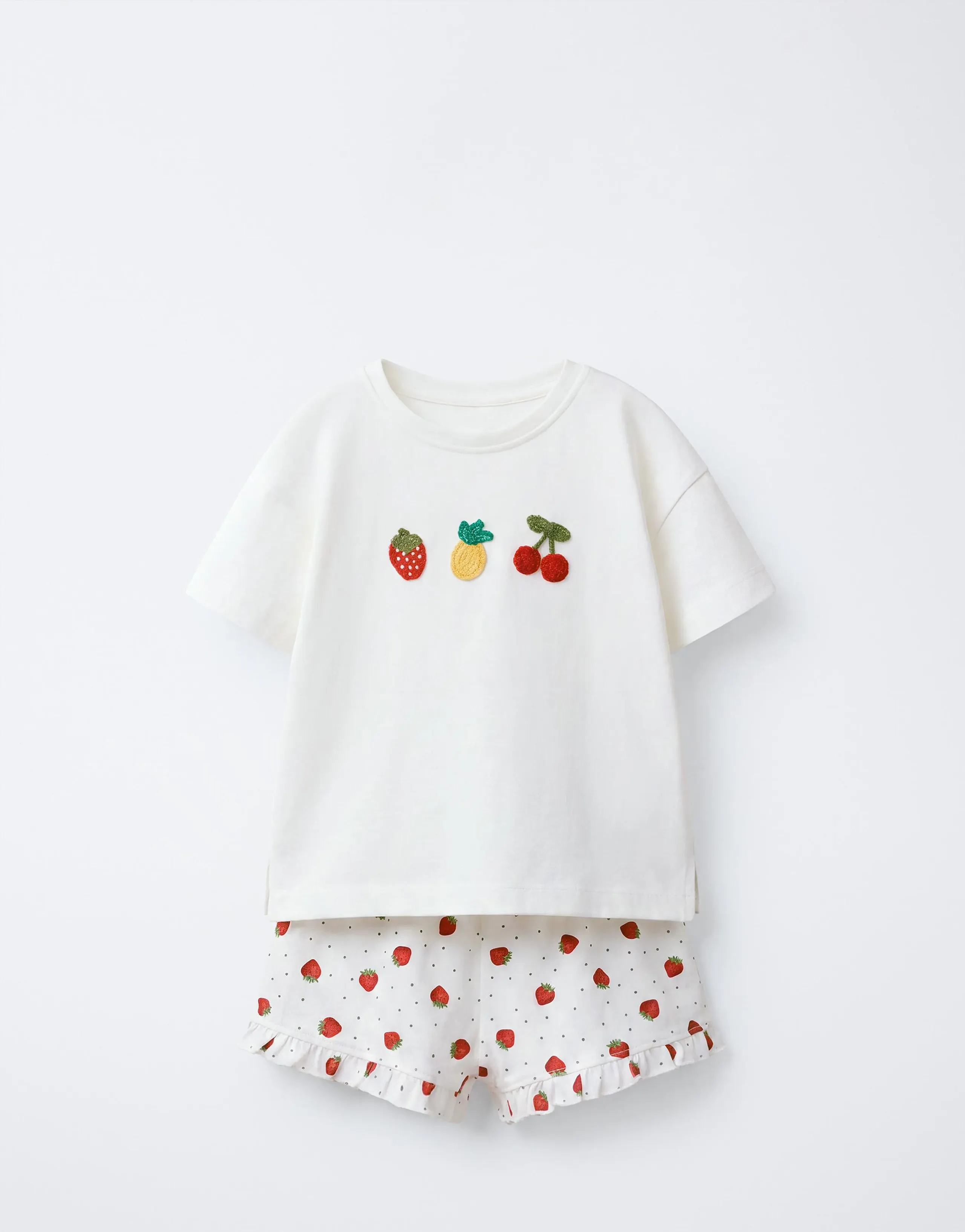 1 1/2-6 YEARS/ CROCHET FRUIT PYJAMAS