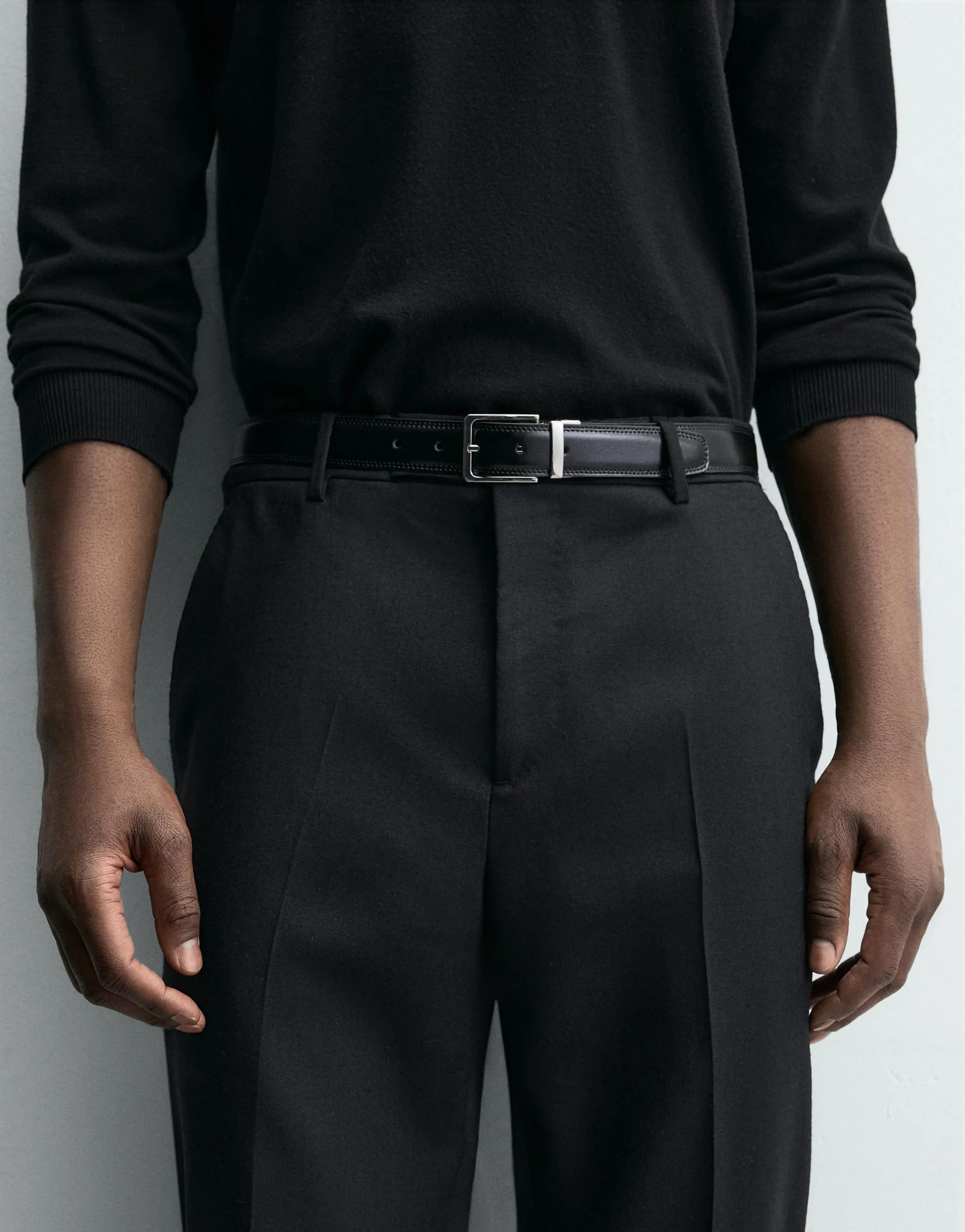 REVERSIBLE LEATHER BELT