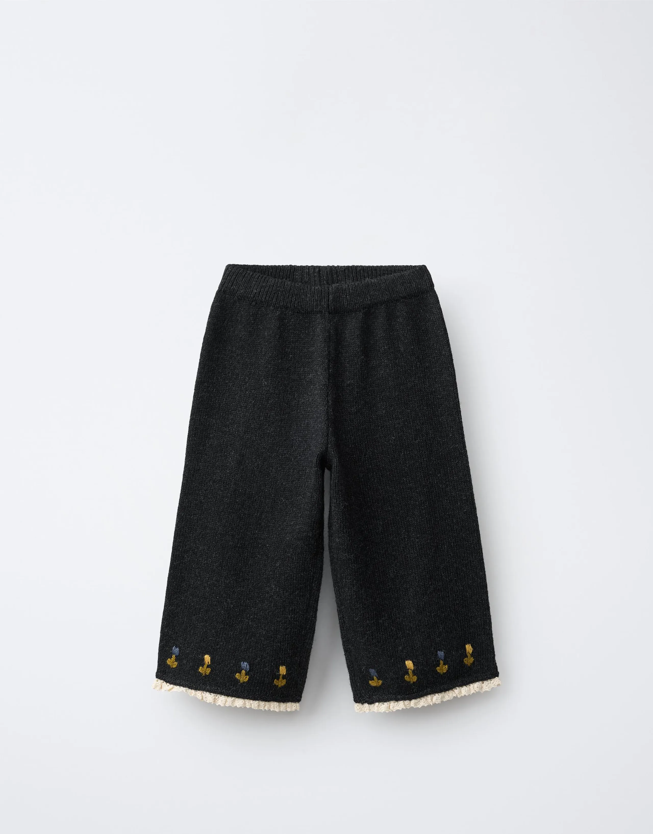 WOOL BLEND KNIT CULOTTES