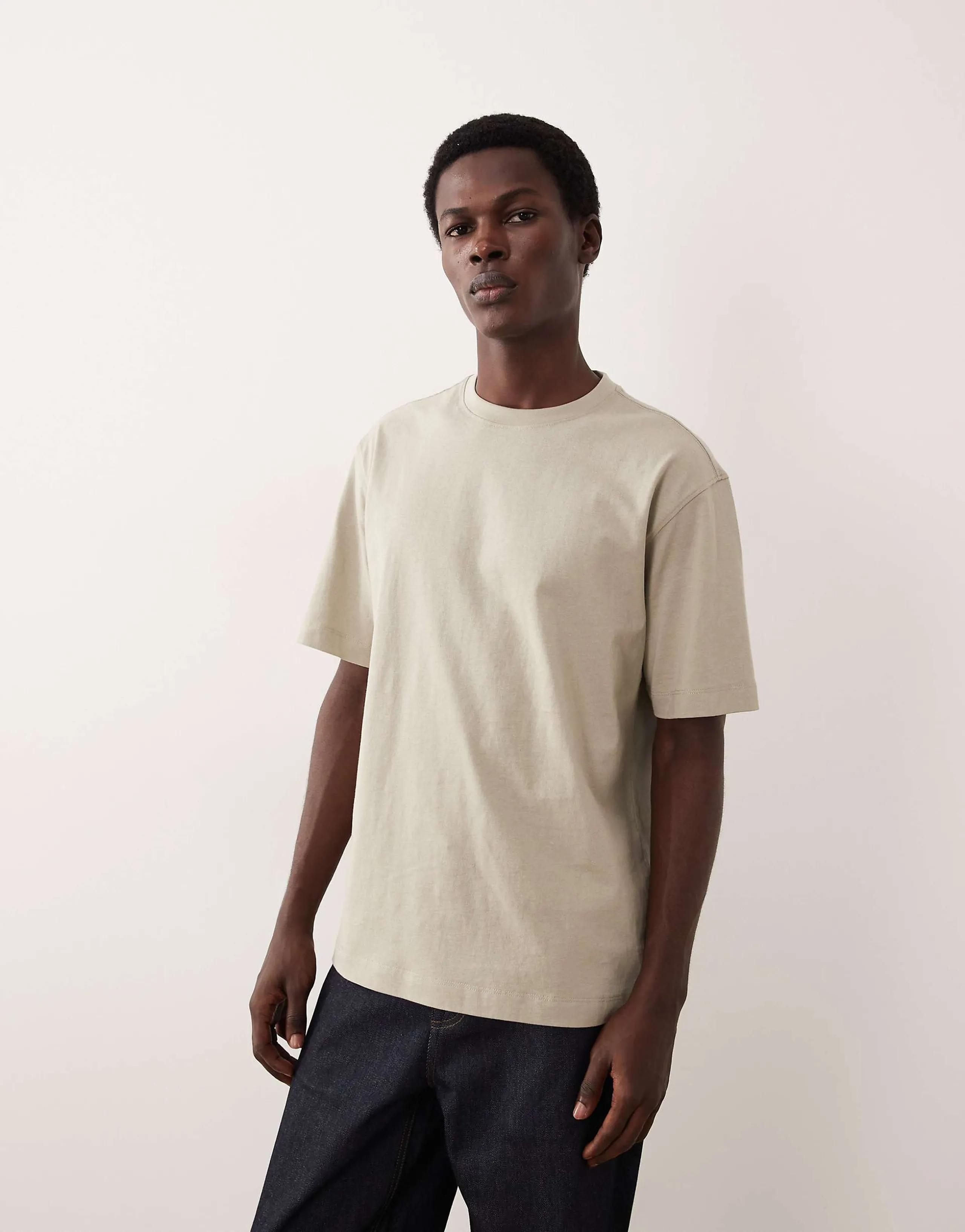 ASOS COLLECTIVE heavyweight T-shirt in green