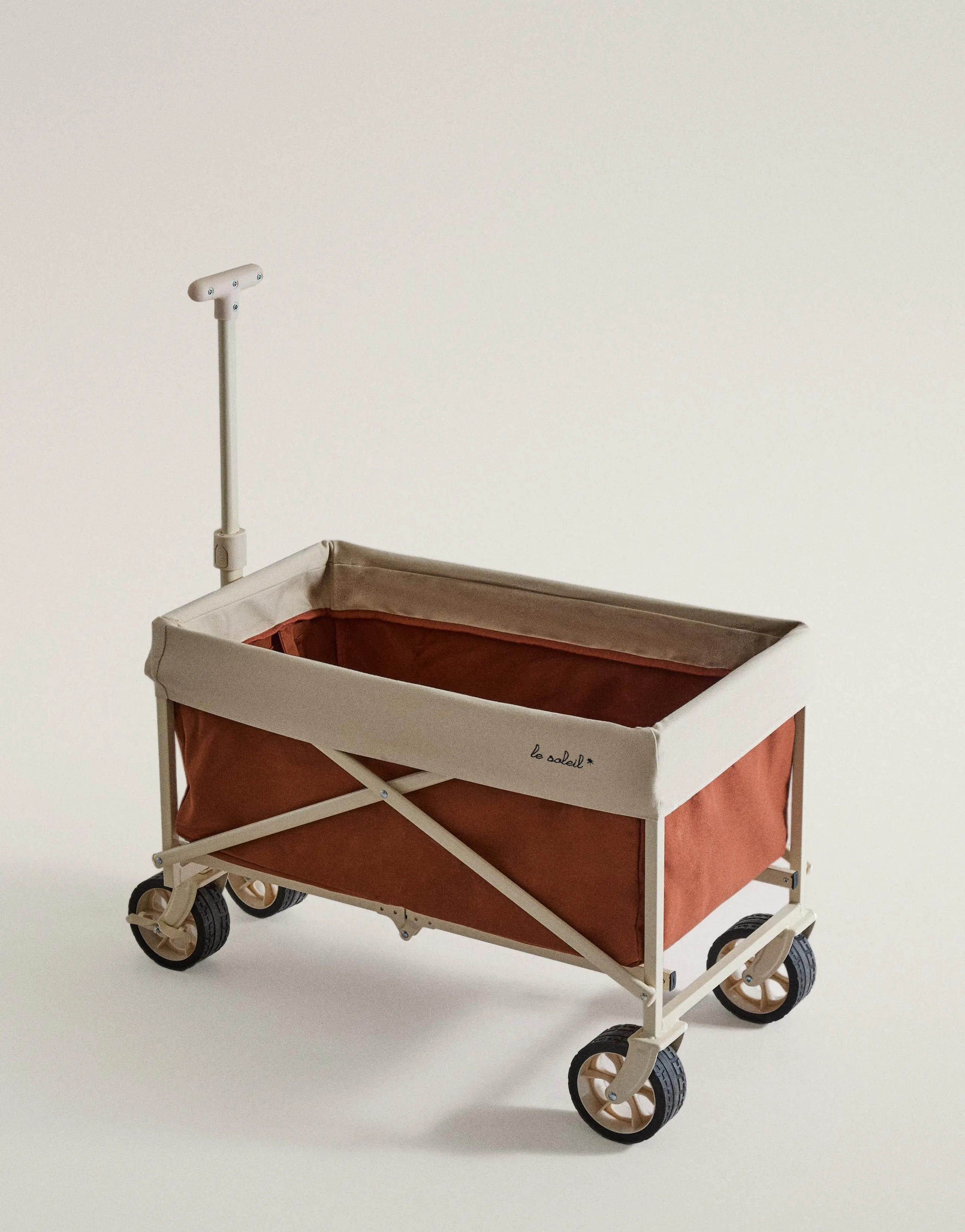 FOLDING COTTON BEACH TROLLEY