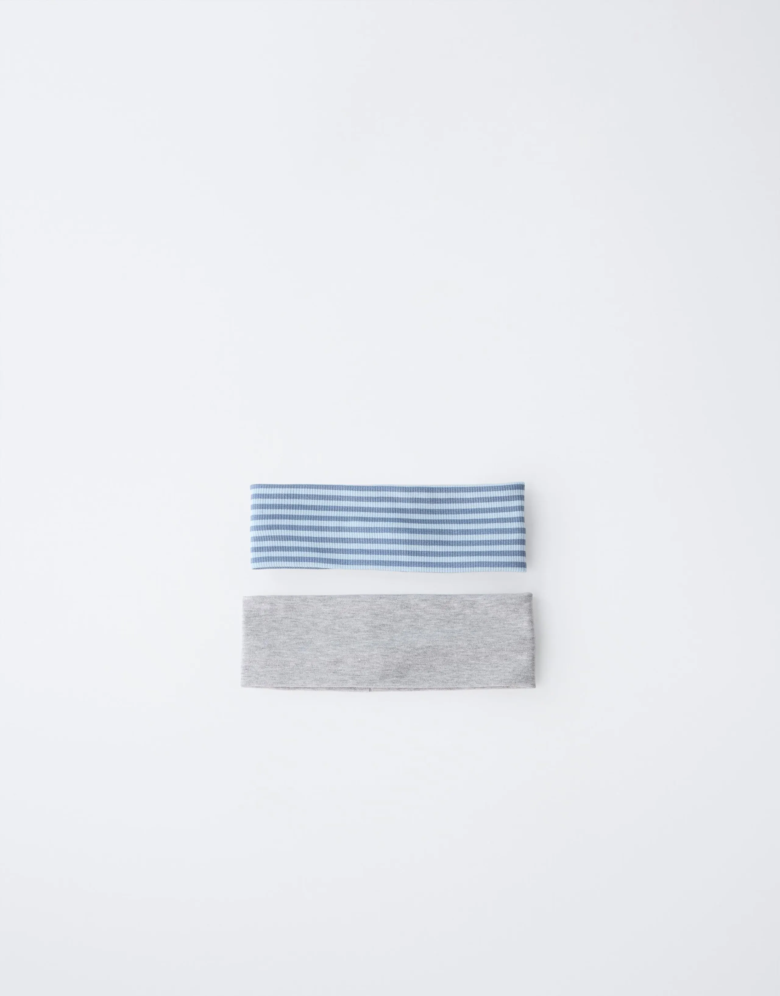 2-PACK OF STRIPED ELASTICATED HEADBANDS