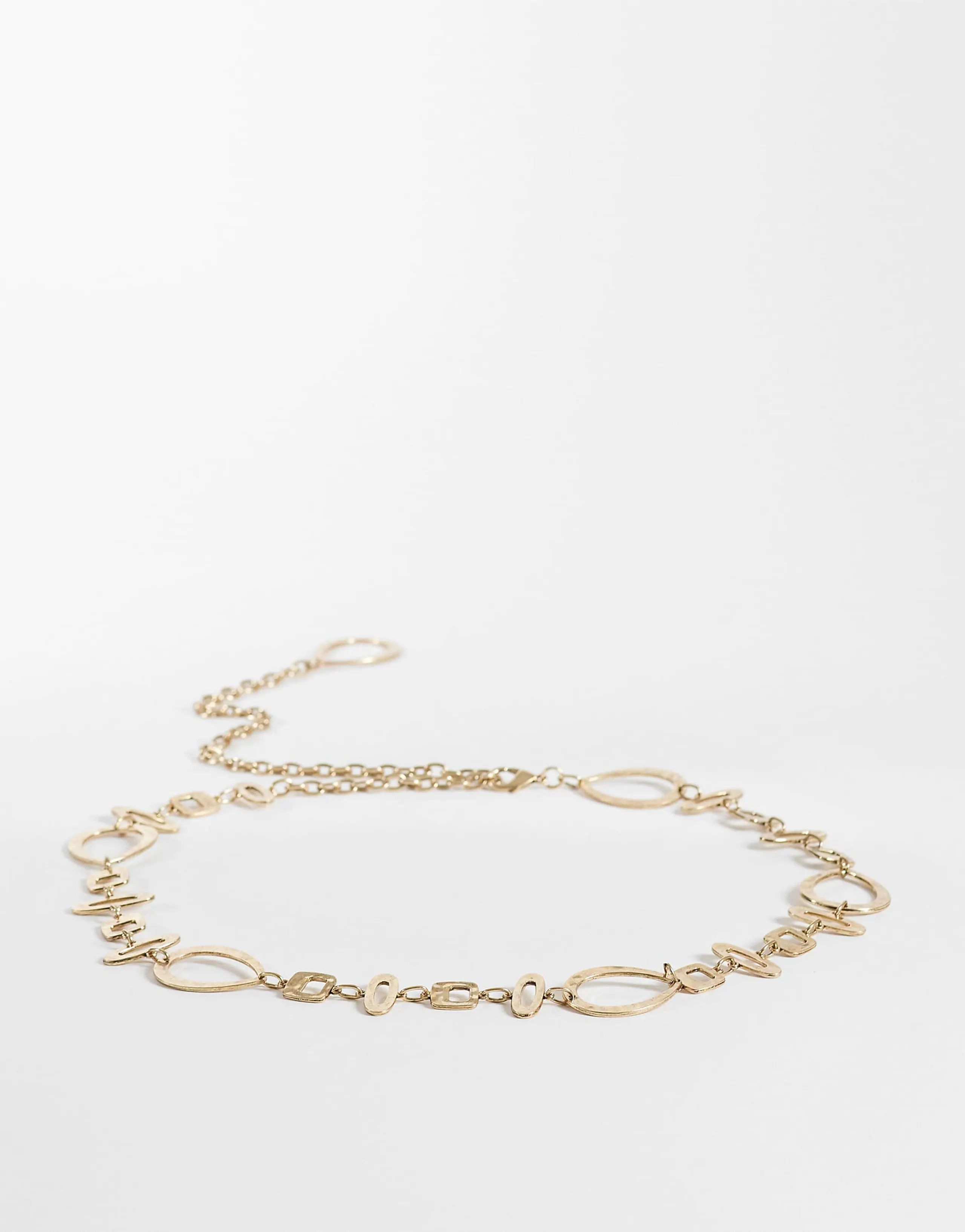 ONLY chain belt in brown tones