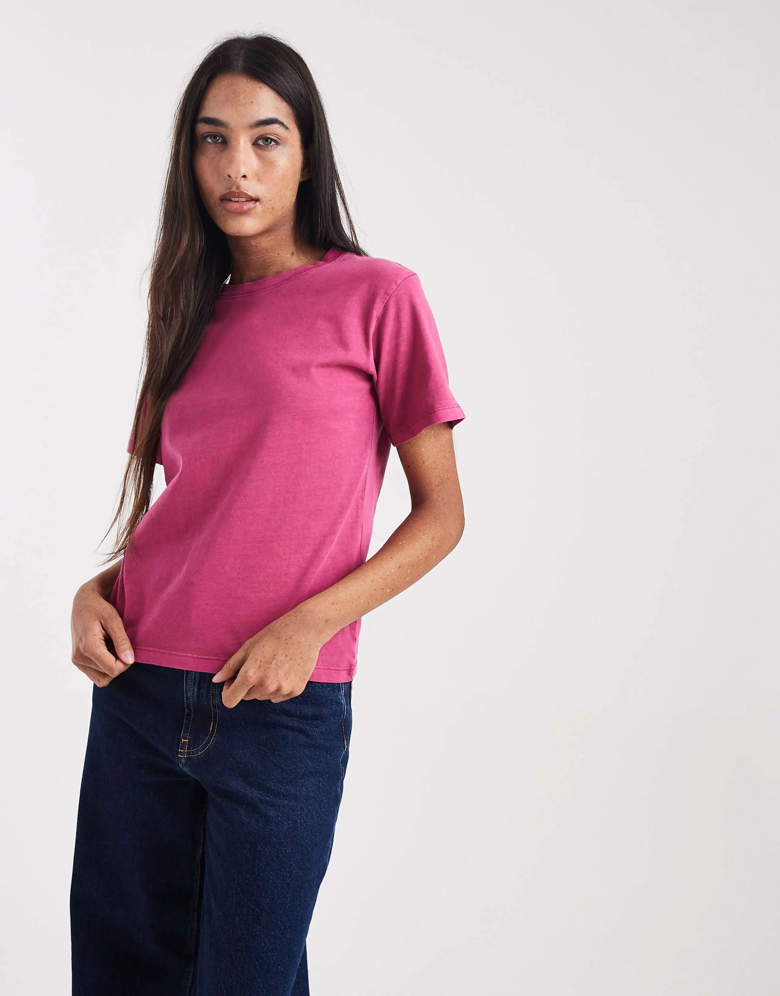 Cotton On easy T-shirt in dark lotus