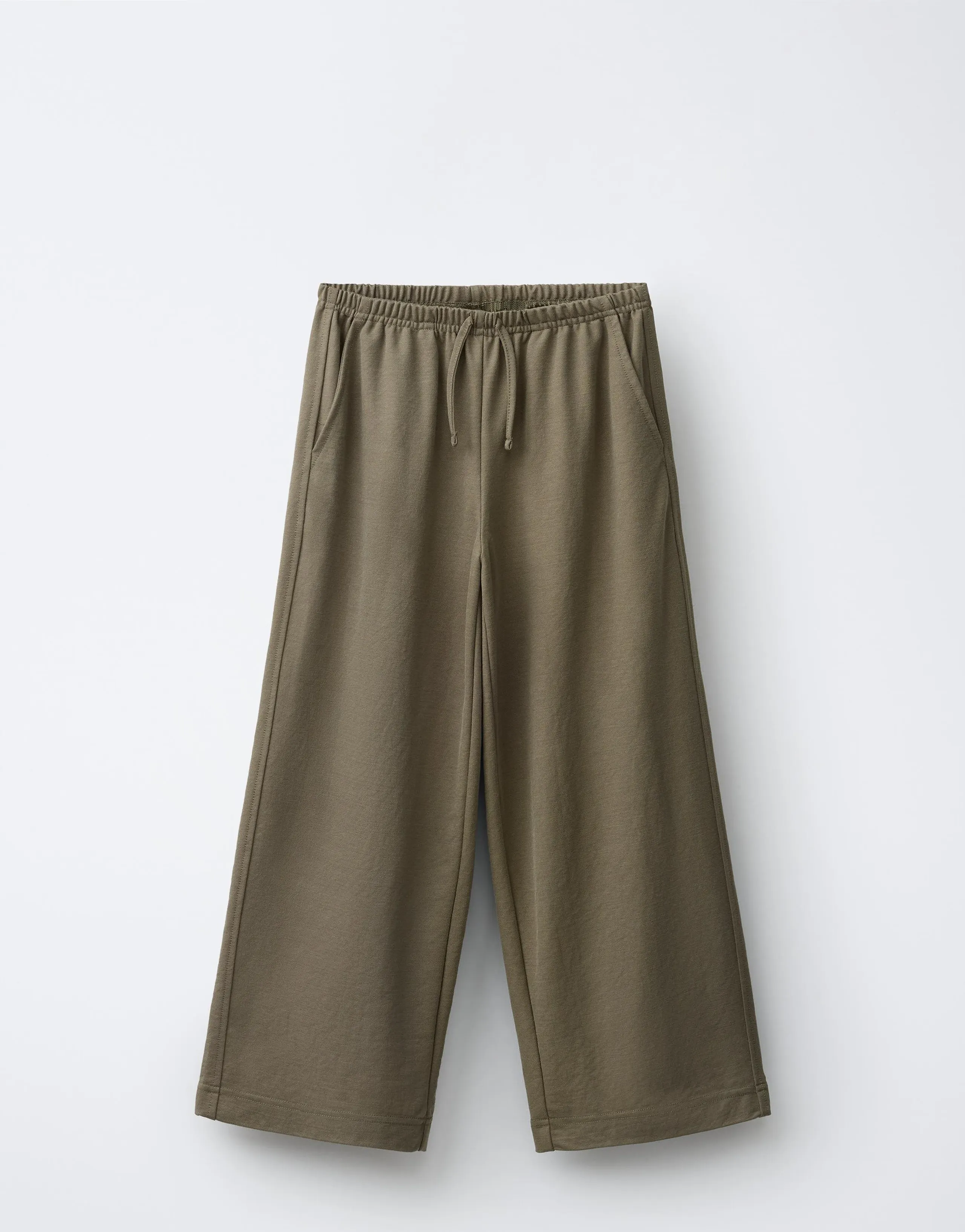 WIDE-LEG PYJAMA TROUSERS