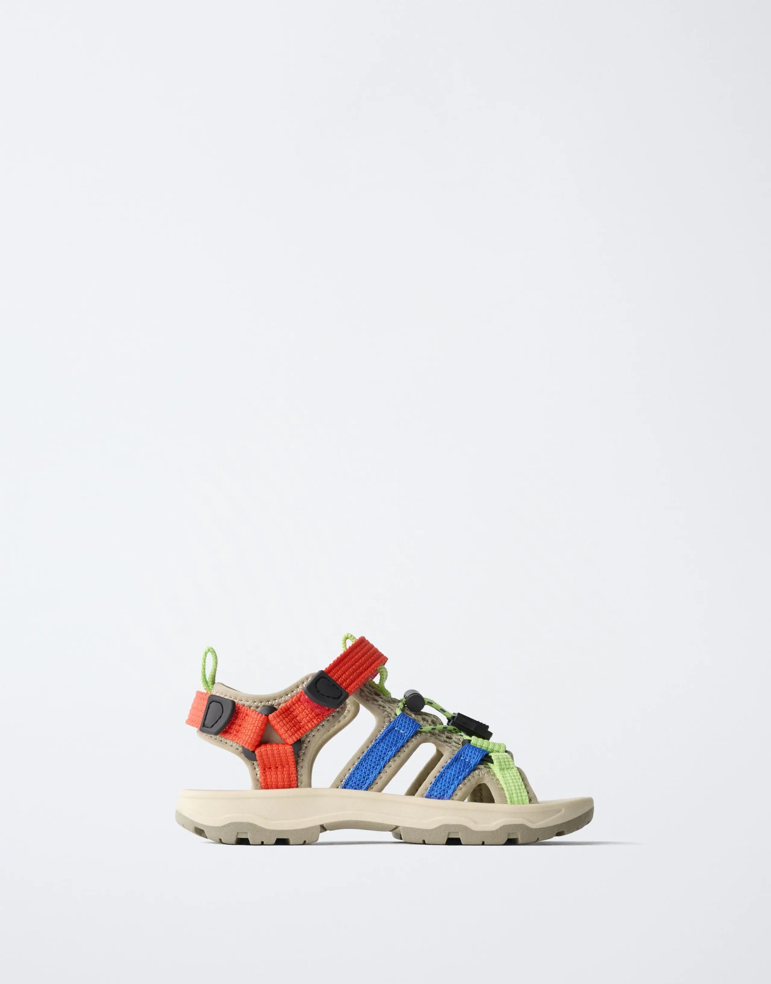 MULTICOLOURED TECHNICAL SANDALS