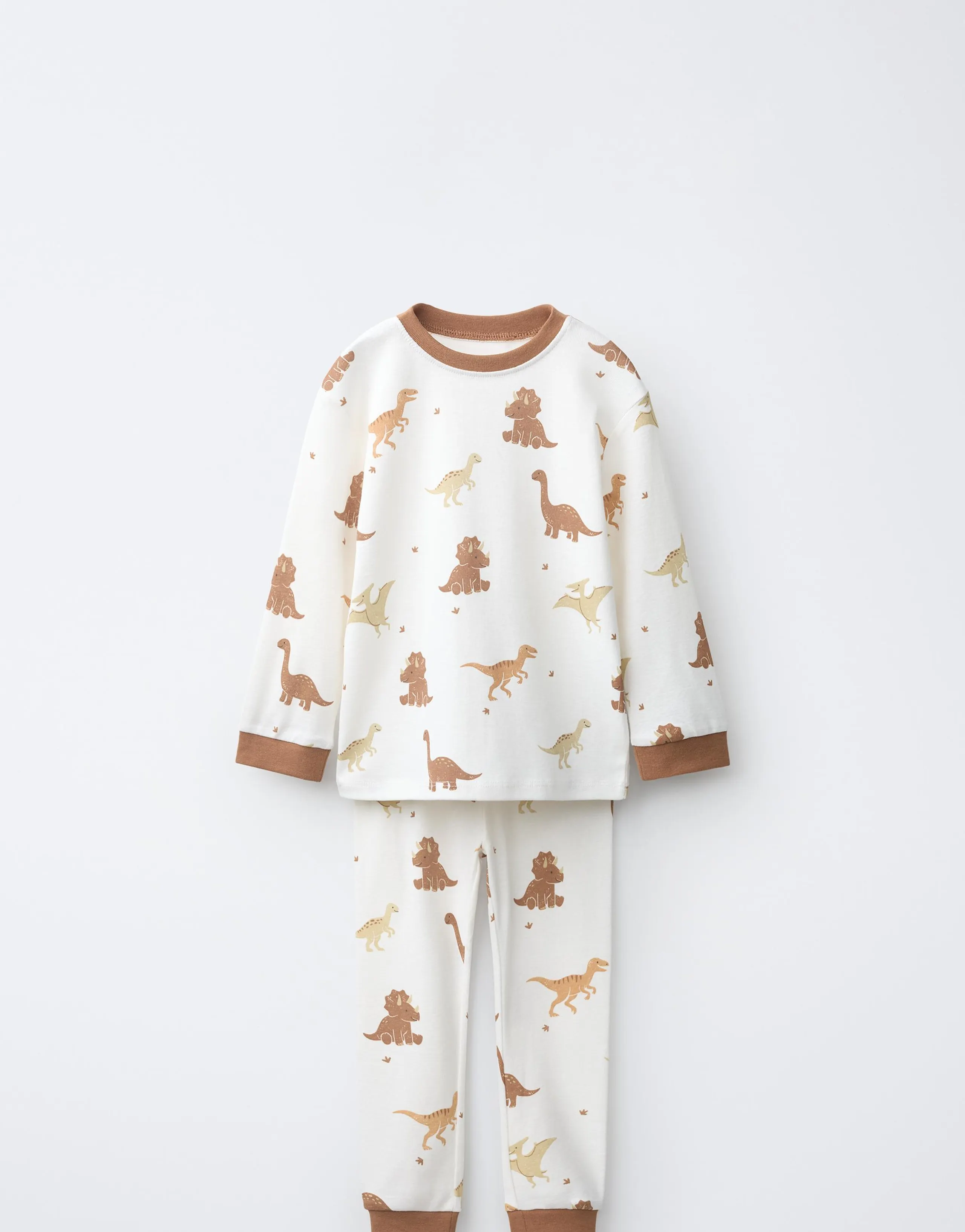 1.5-6 YEARS/ DINOSAUR PRINT PYJAMAS