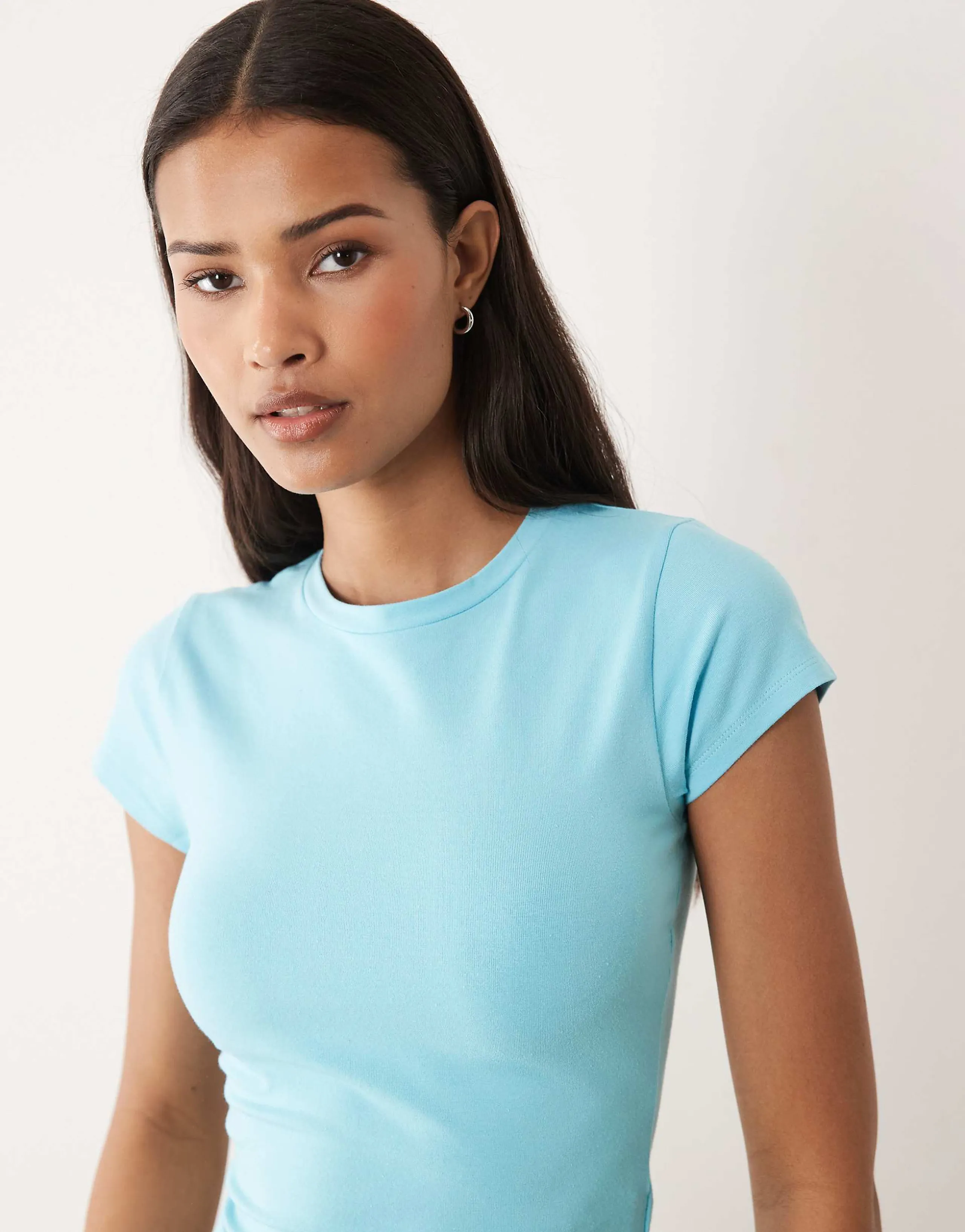 Cotton On all day crew neck tee in aqua crush