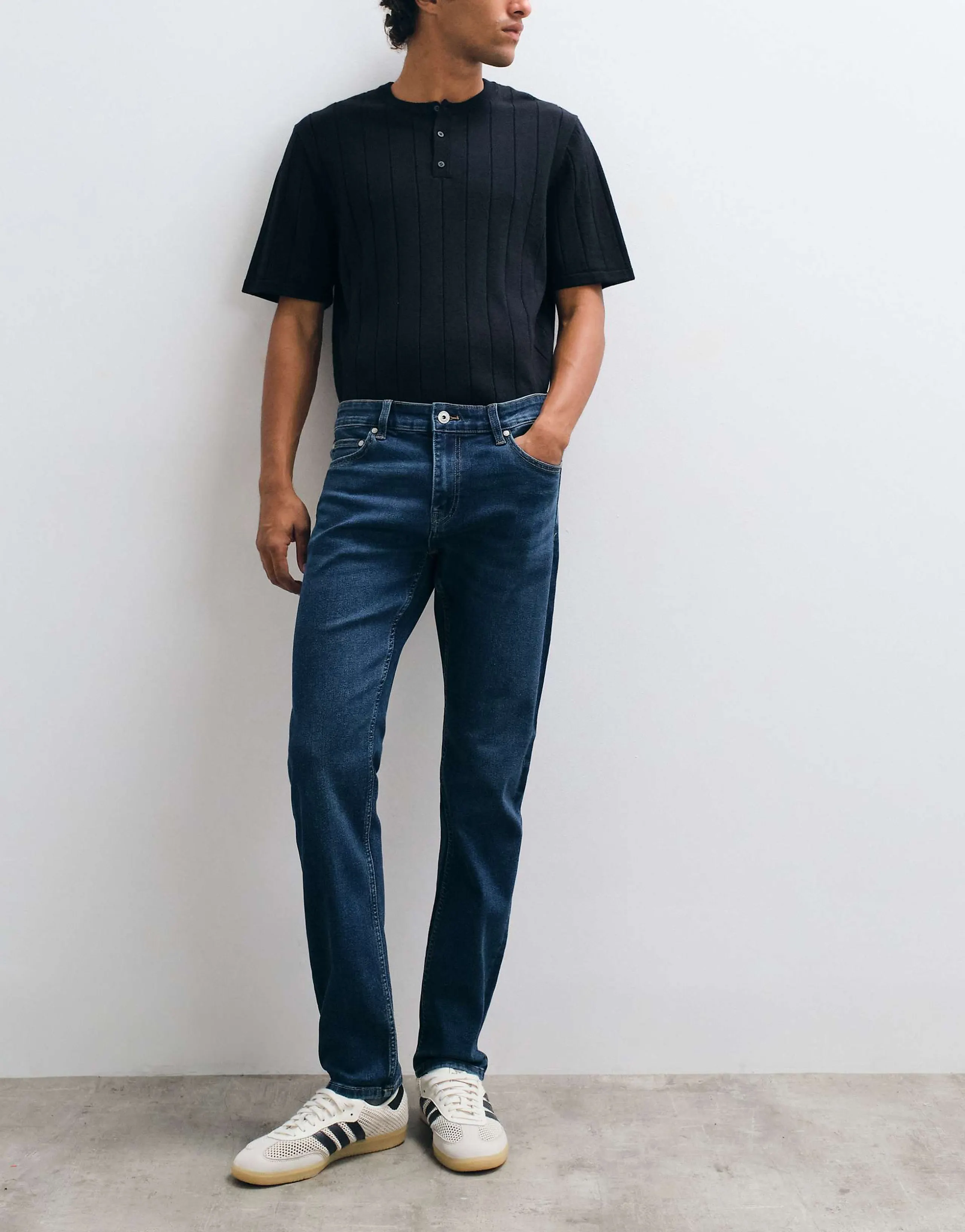 ONLY & SONS Loom slim fit jeans in rinse denim