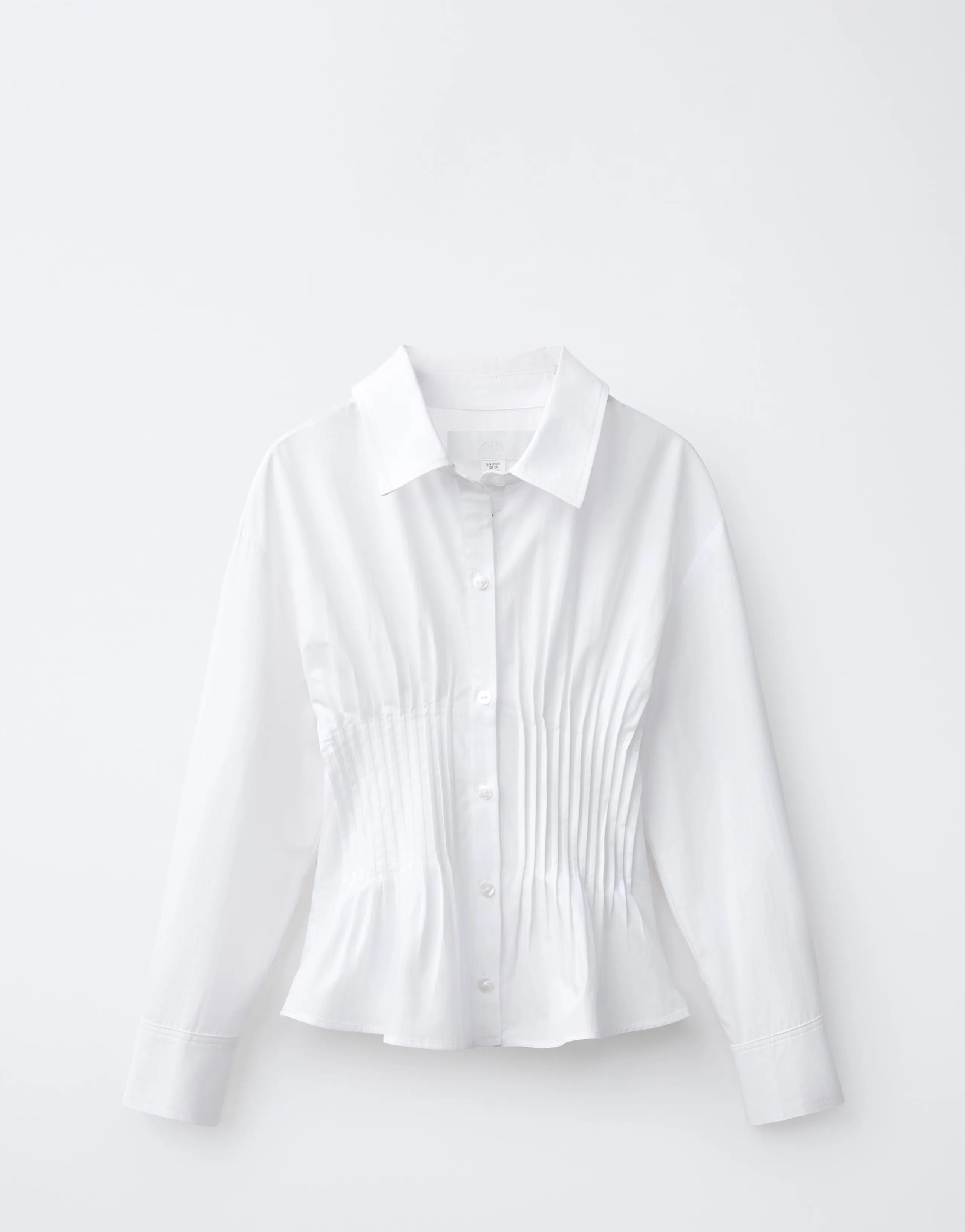 STRIPED PINTUCK SHIRT