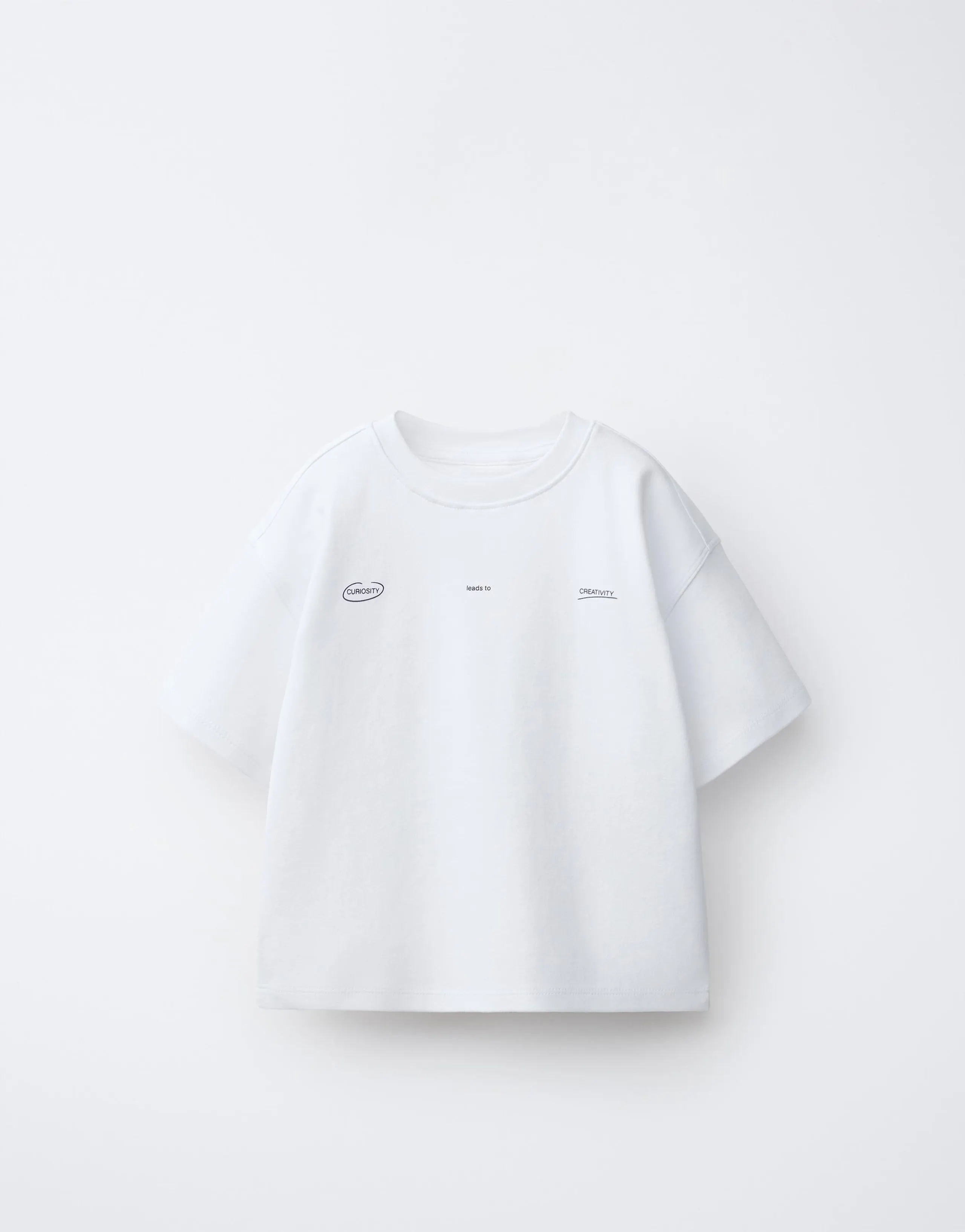 INTERLOCK SLOGAN T-SHIRT