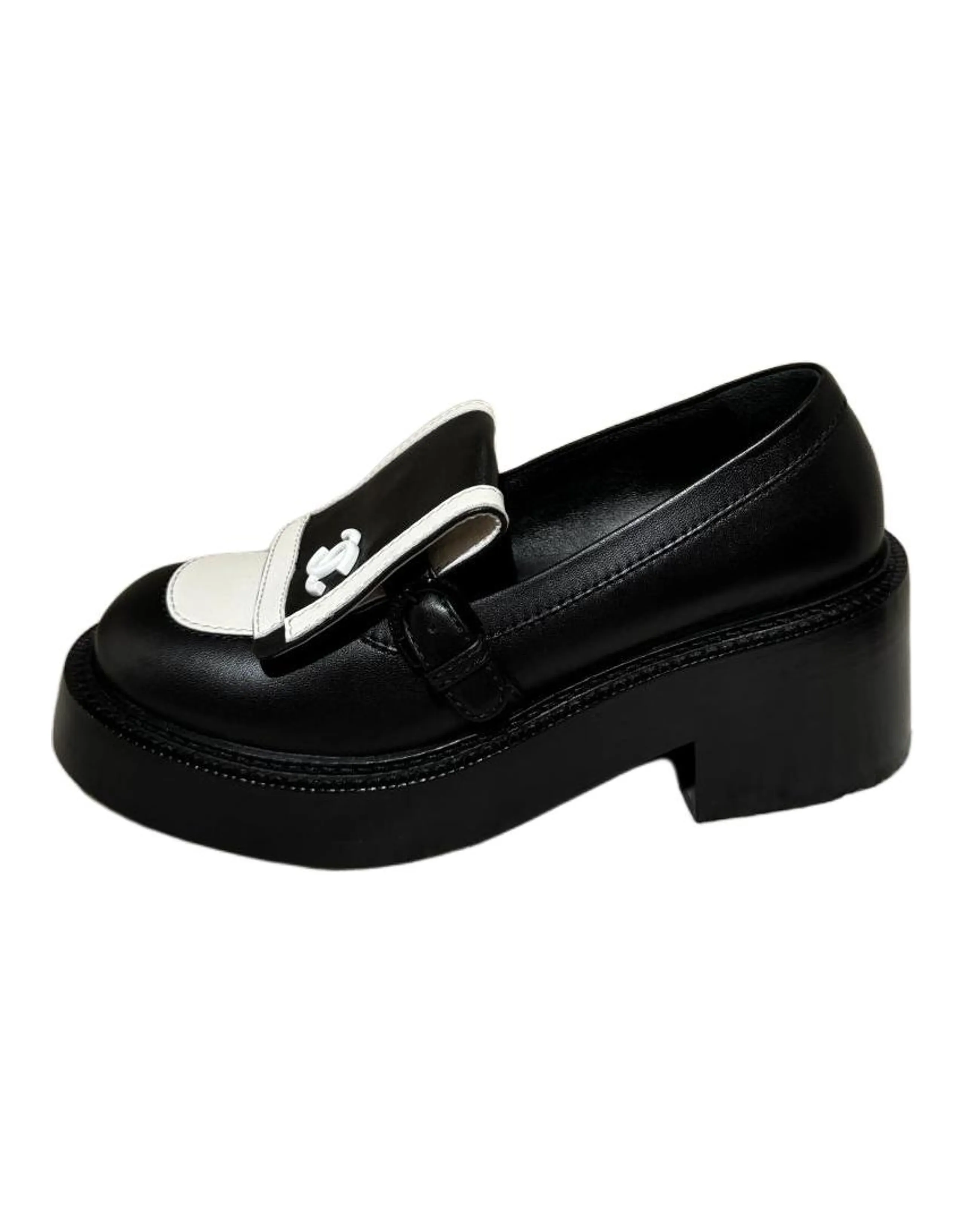 CHANEL Loafers Women's Black