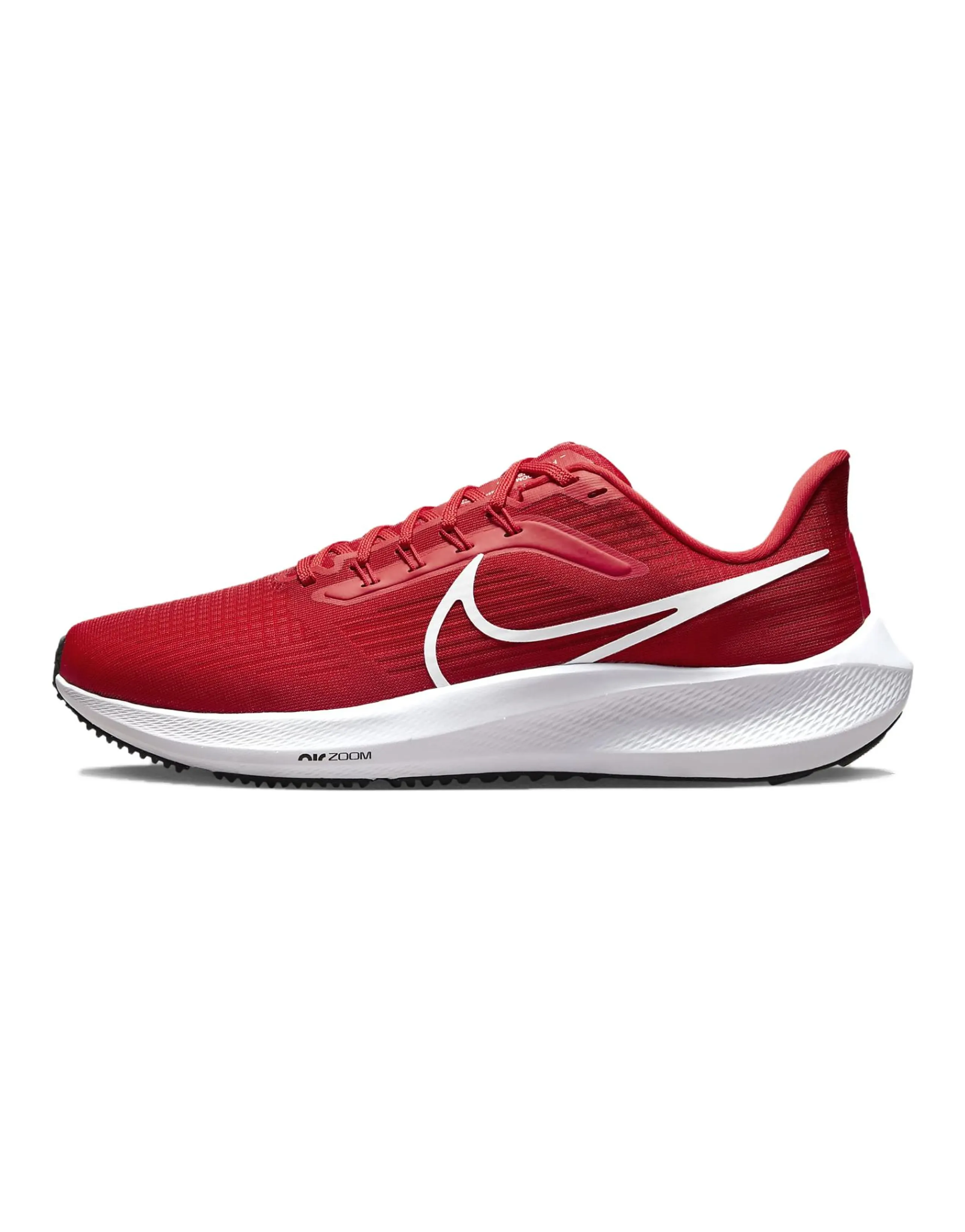 Nike Air Zoom Pegasus 39 Cushioning Breathable Support Low-Top Training Running Shoes Men's Red Black White