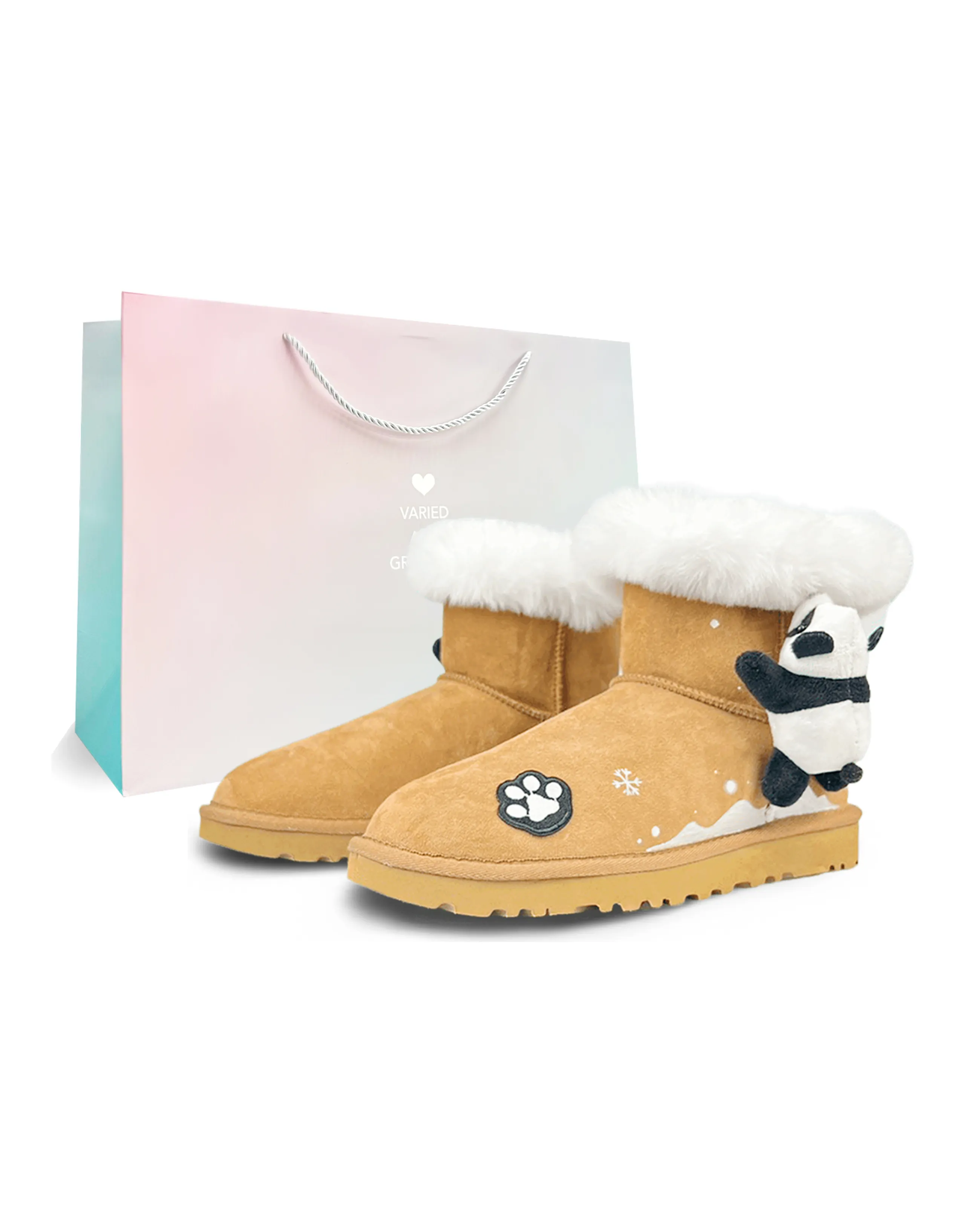 UGG CLASSIC MINI Box Warm Wear-Resistant Slip-Resistant Short Snow Boots Women's Chestnut