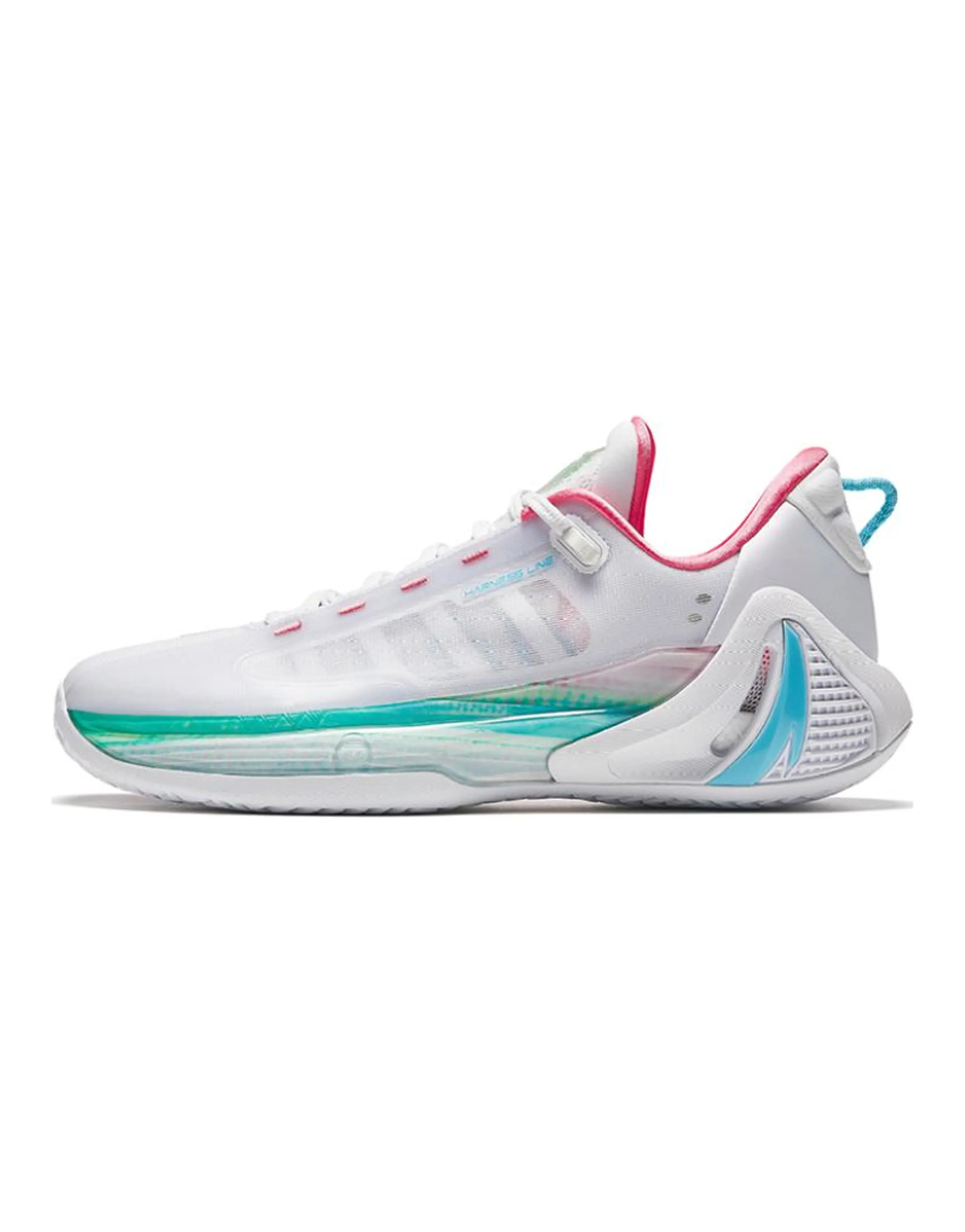 ANTA GH4 Basketball Shoes Men Low-Top White/Blue/Red