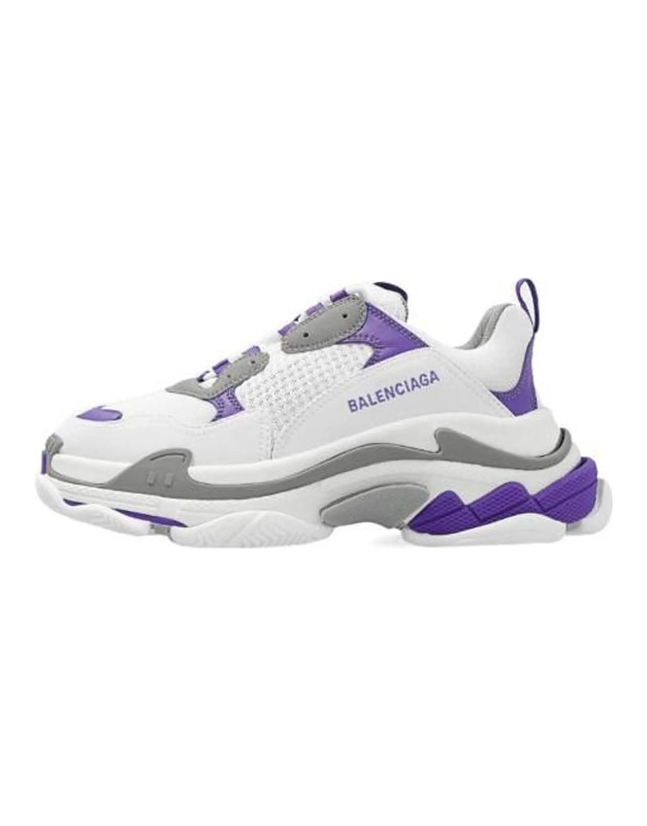 Balenciaga Triple S 'White Purple' Women's
