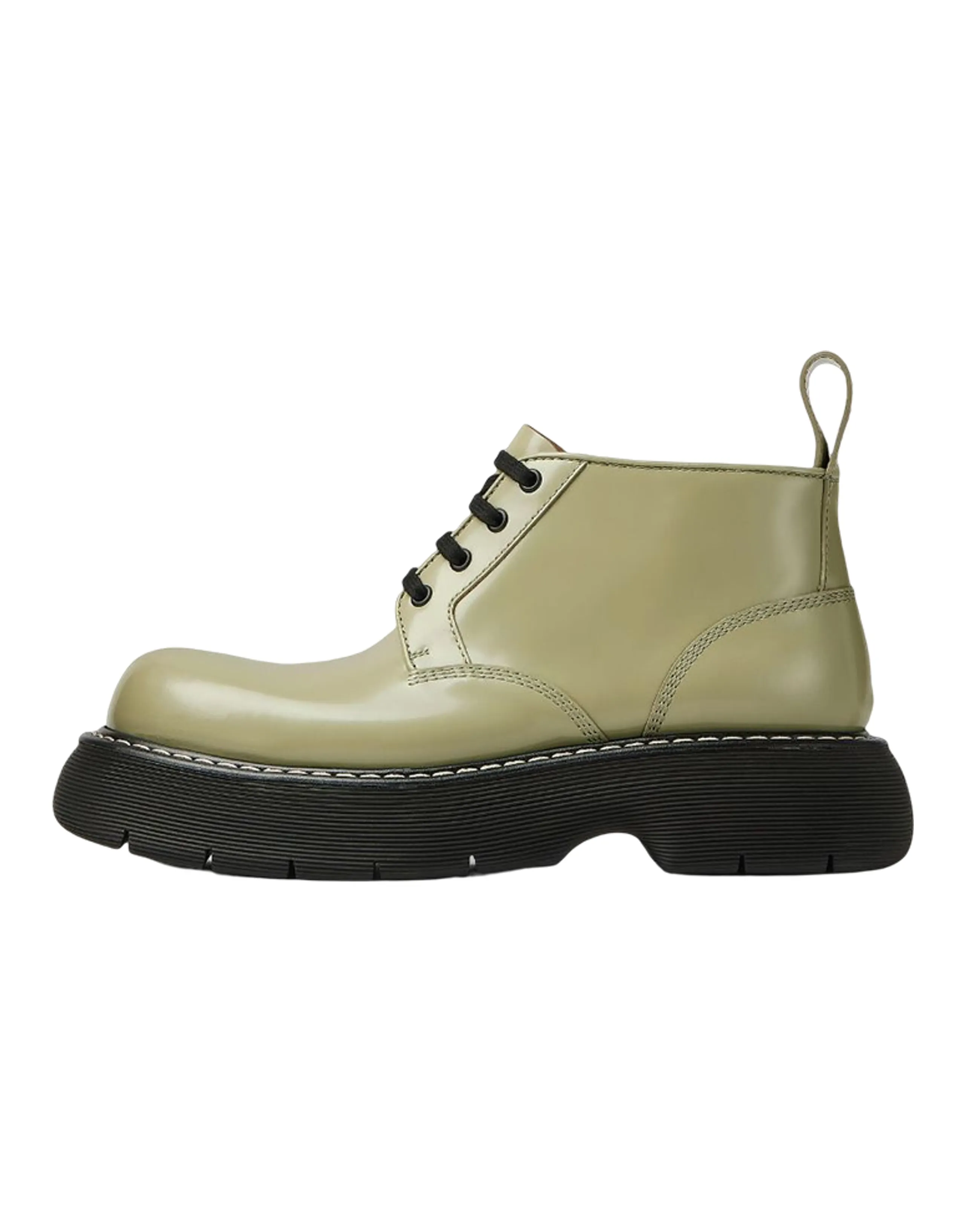 Bottega Veneta Swell Leather Shoes Green