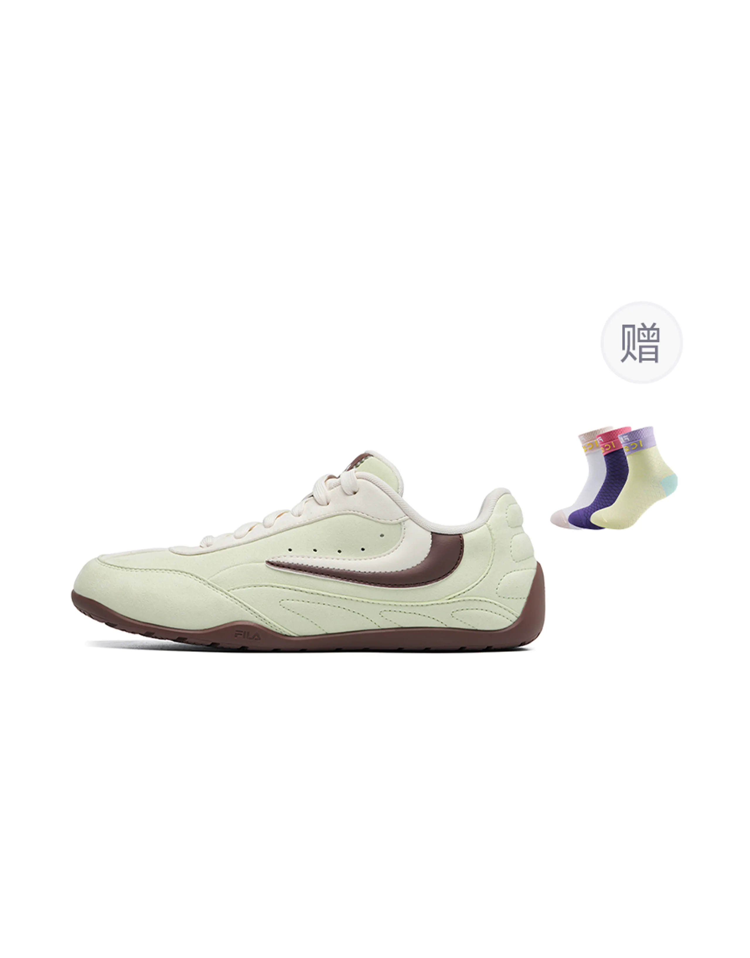 FILA HYPER Retro Casual Shoes Women's Green White
