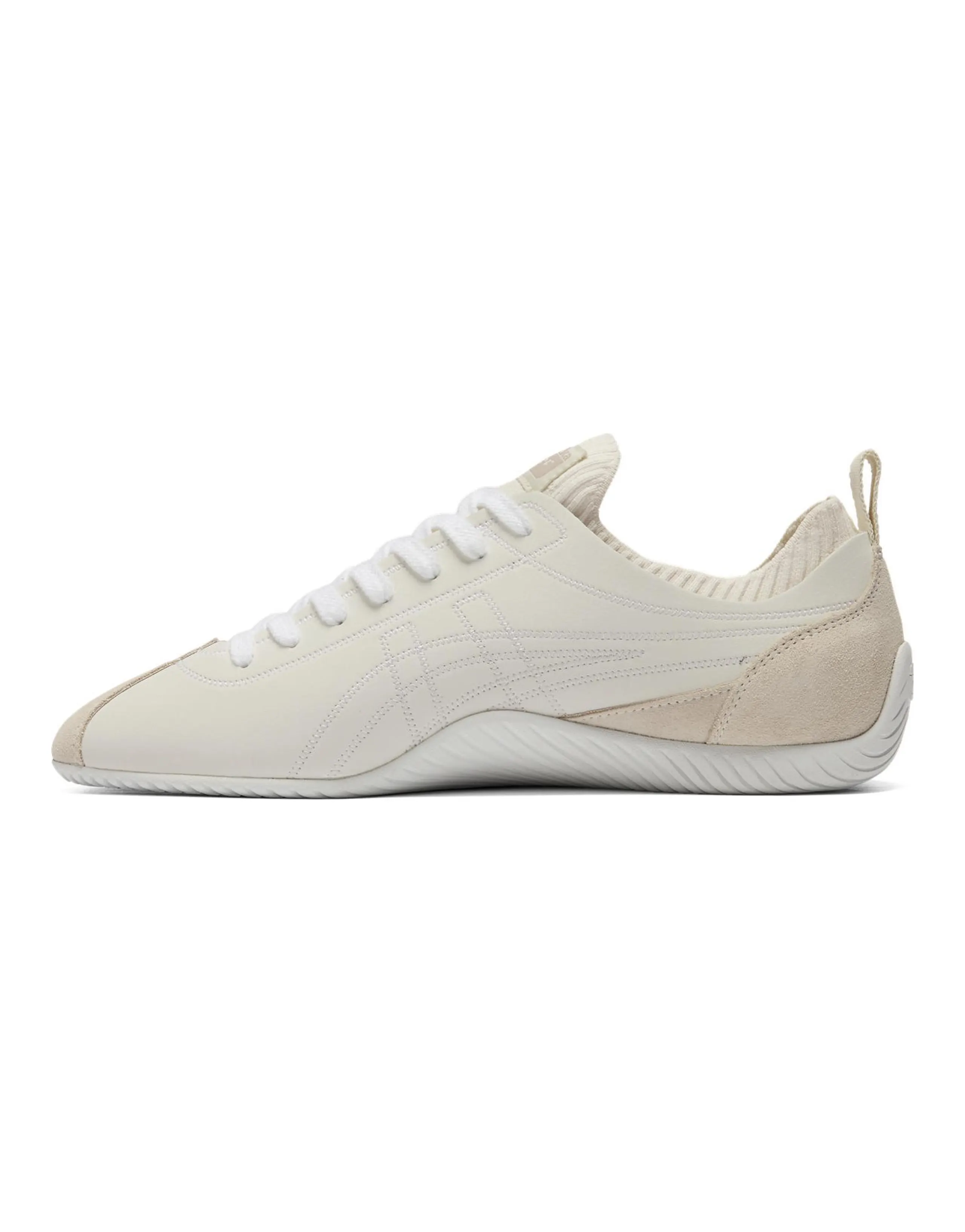Onitsuka Tiger Sclaw Anti-Slip Wear-Resistant Low-Top Casual Shoes Unisex Beige