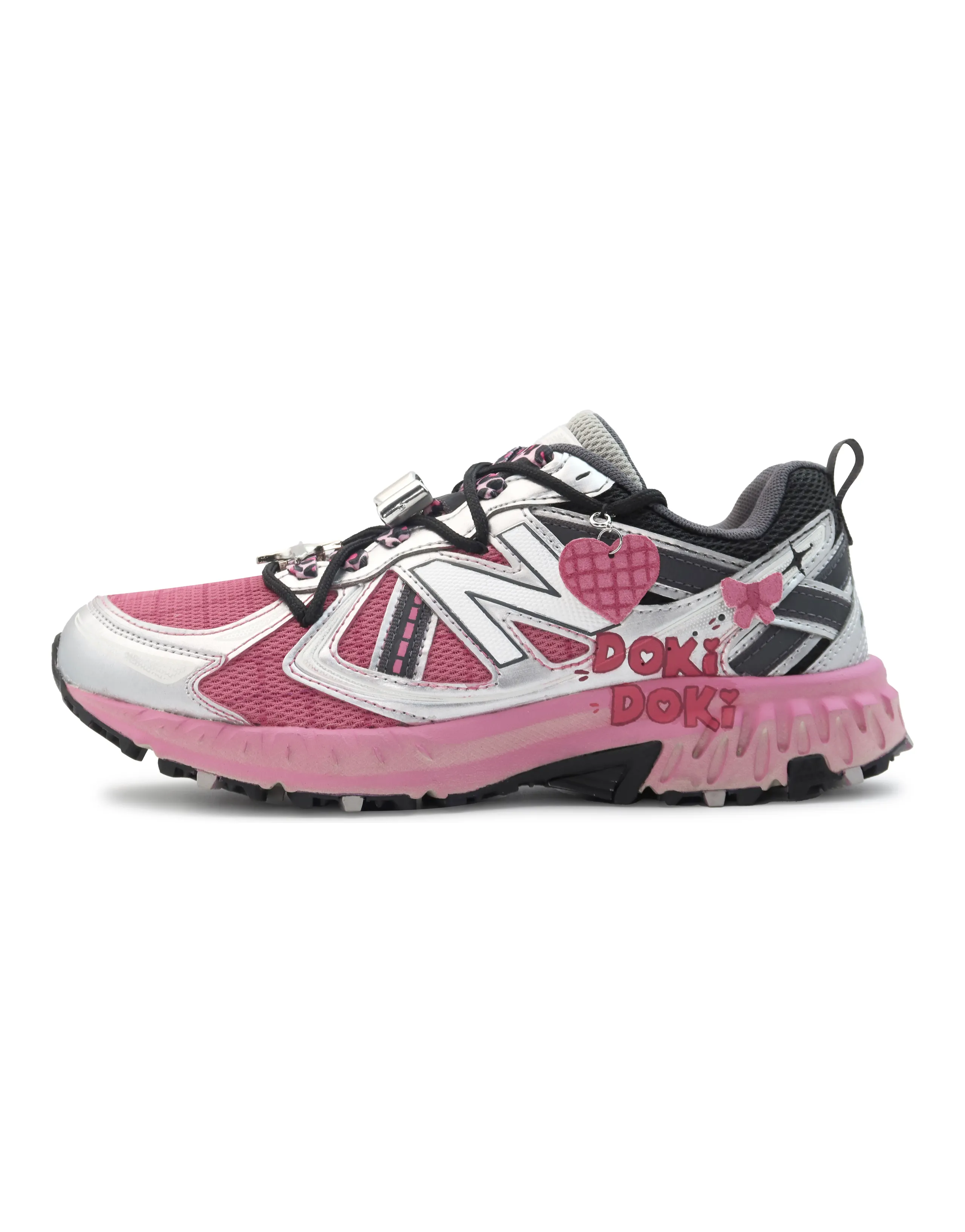 New Balance NB 410 Low-Top Running Shoes Unisex Black Pink