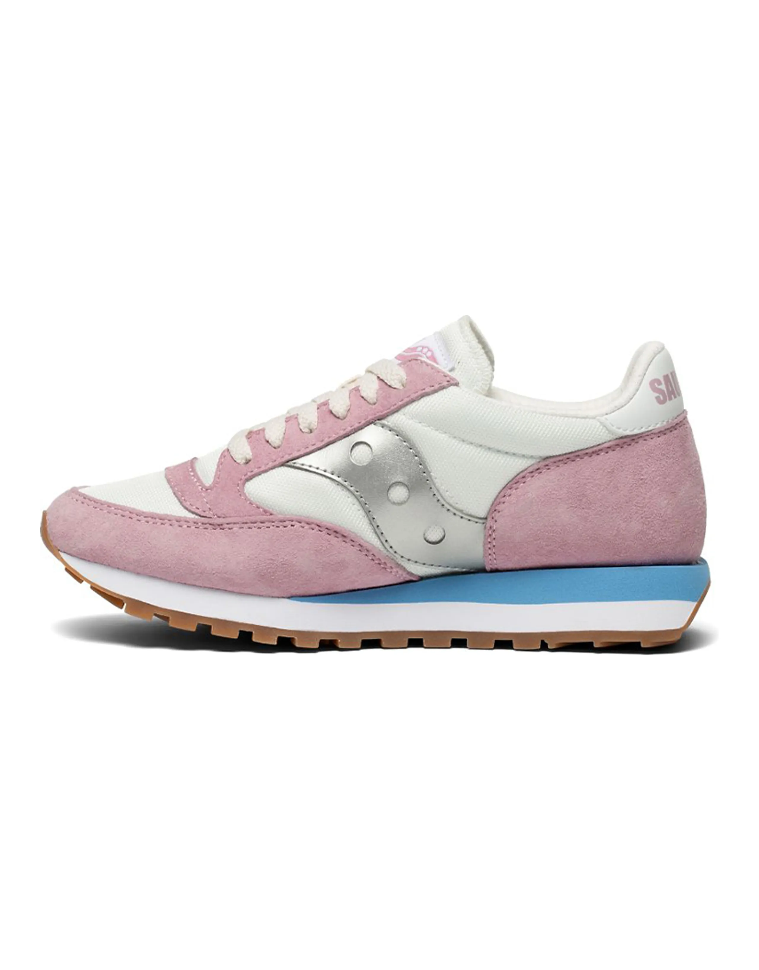 Saucony Jazz 81 Lace-Up Low-Top Casual Sneakers Women's Powder Blue