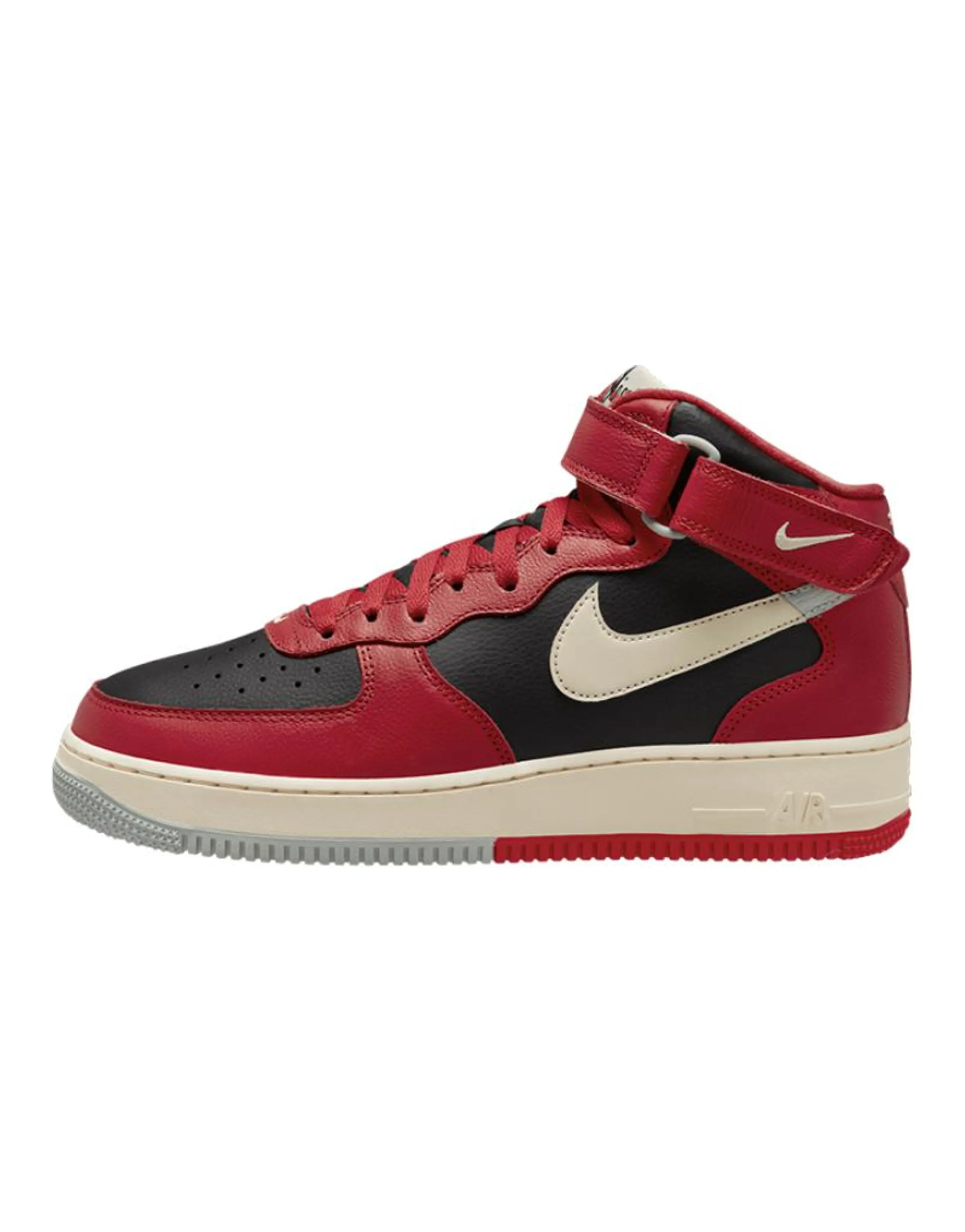 Nike Air Force 1 Mid LV8 Split Black Red