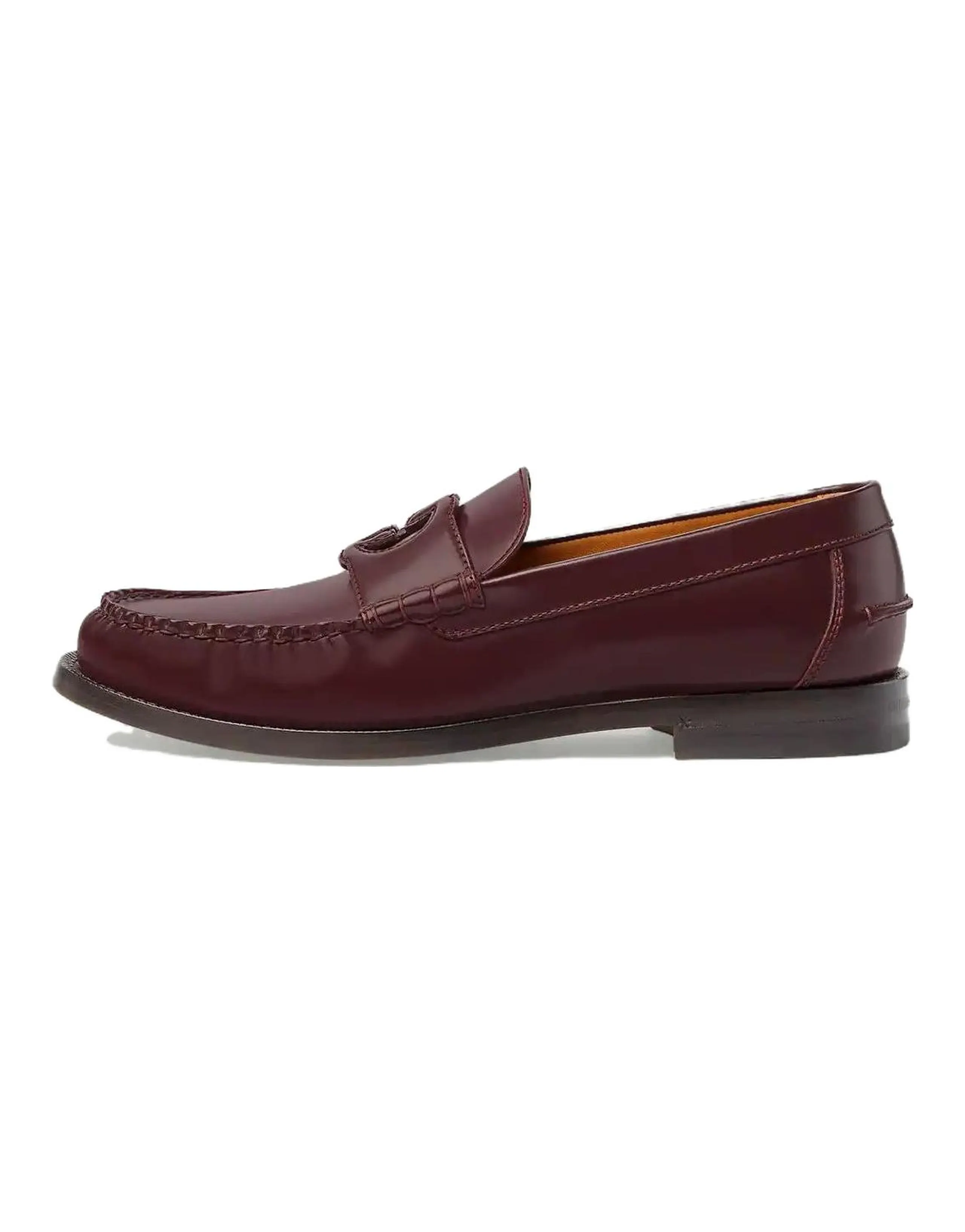 GUCCI Interlocking Men's Casual Shoes Men's Burgundy