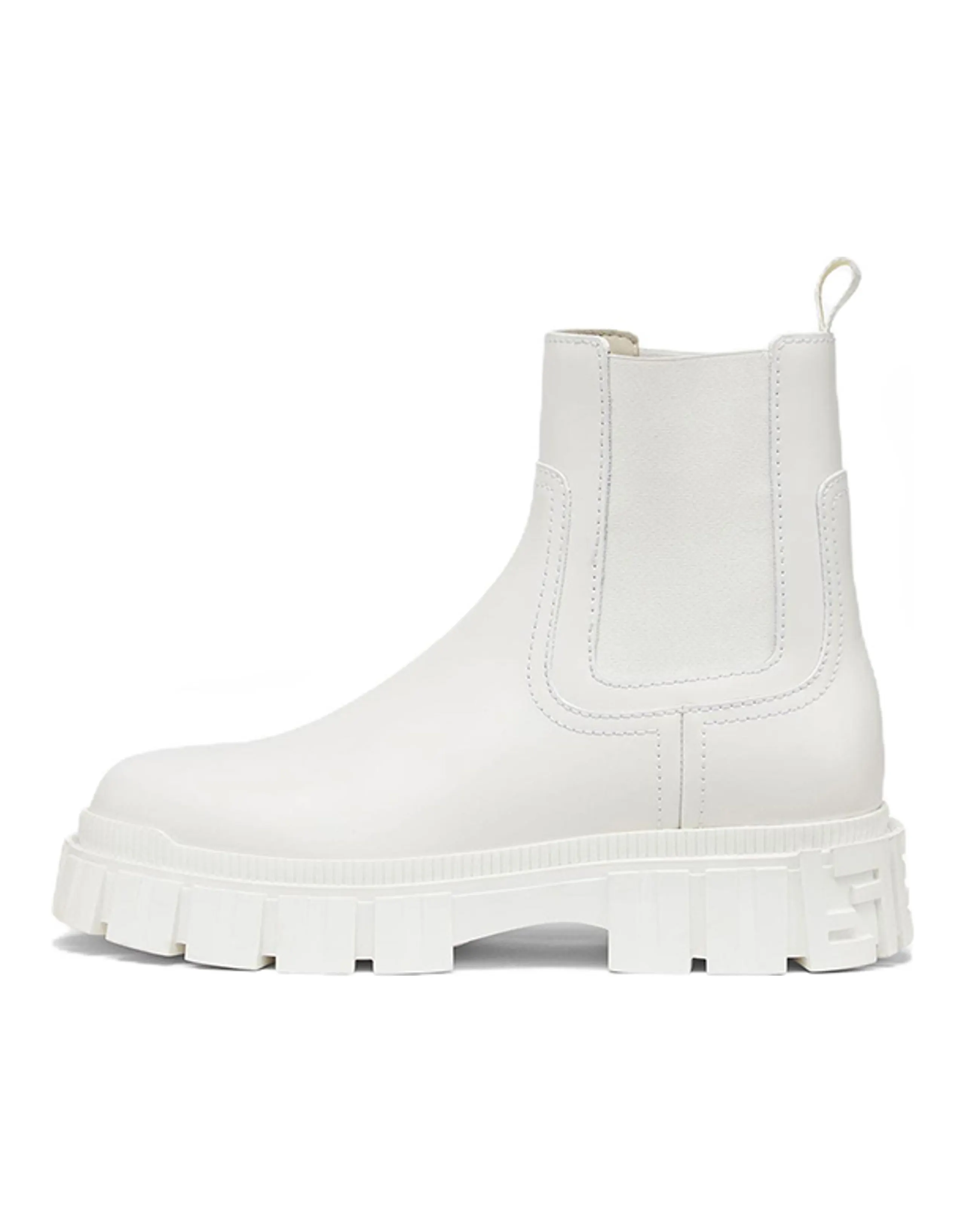FENDI Fendi Force Short Chelsea Boots Women's White