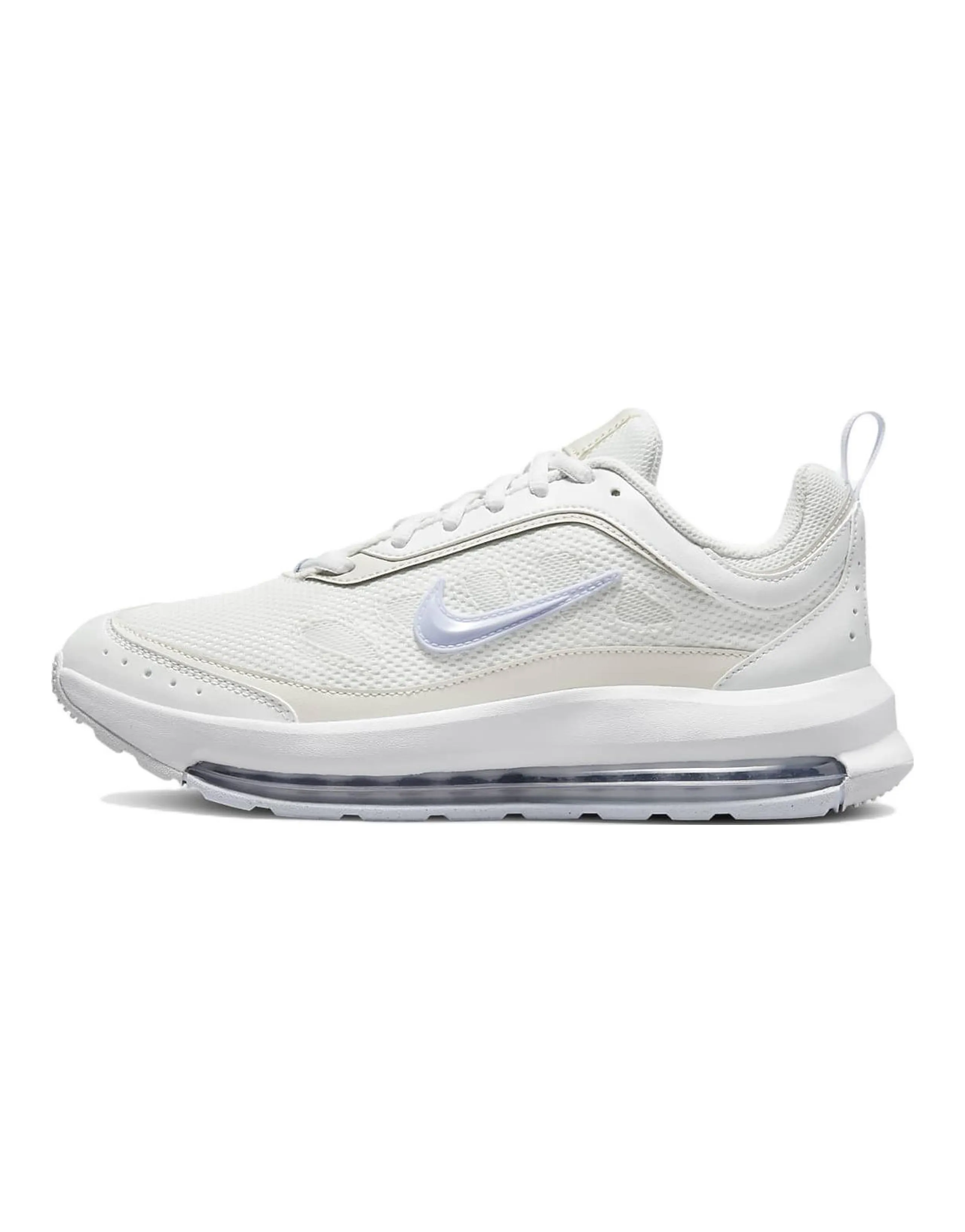 Nike Air Max AP Mesh Synthetic Leather Sport Comfortable Low-Top Casual Shoes Women's White Gray