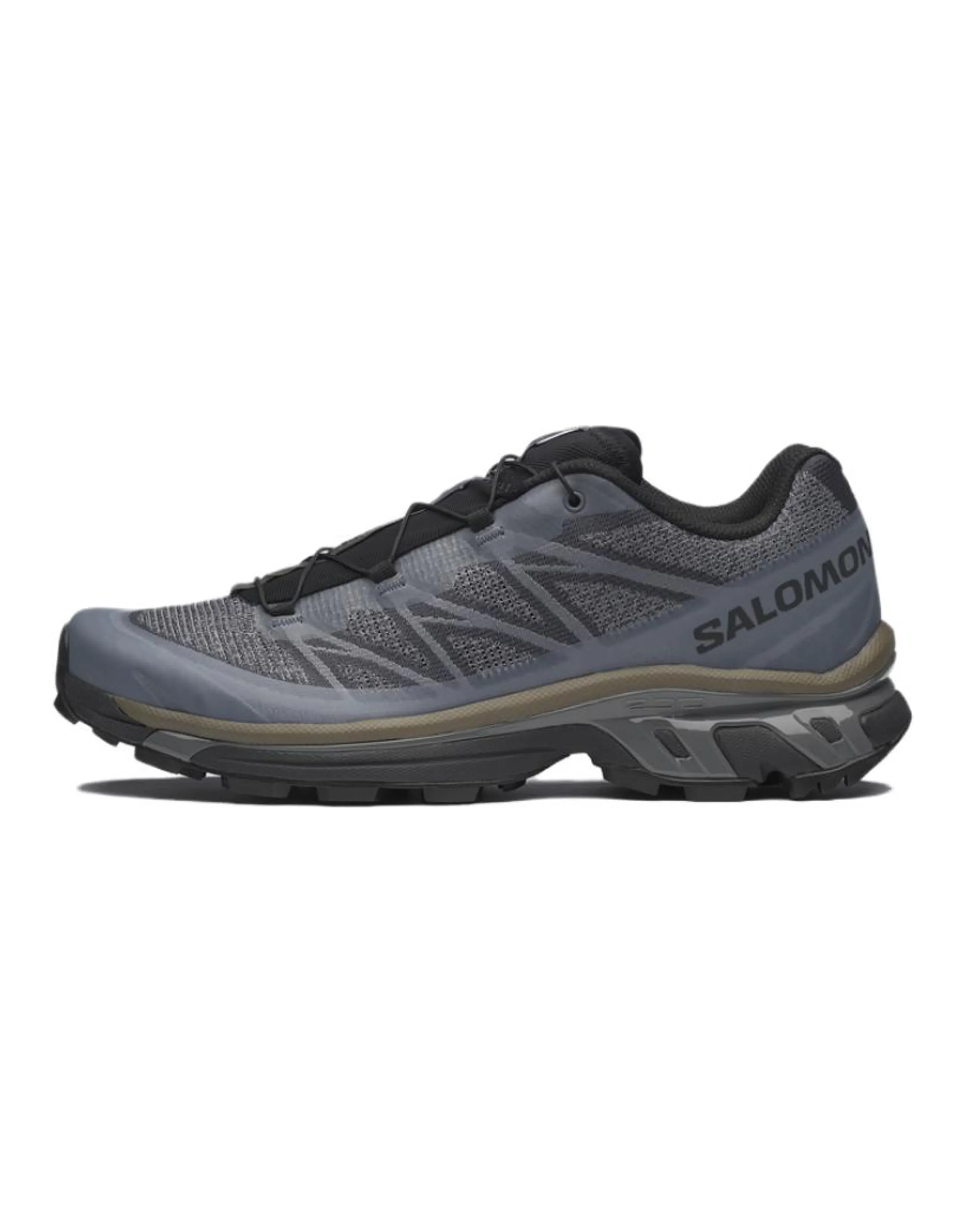 SALOMON XT 6 Abrasion Resistant Breathable Support Low Top Outdoor Shoes Unisex Blue Gray