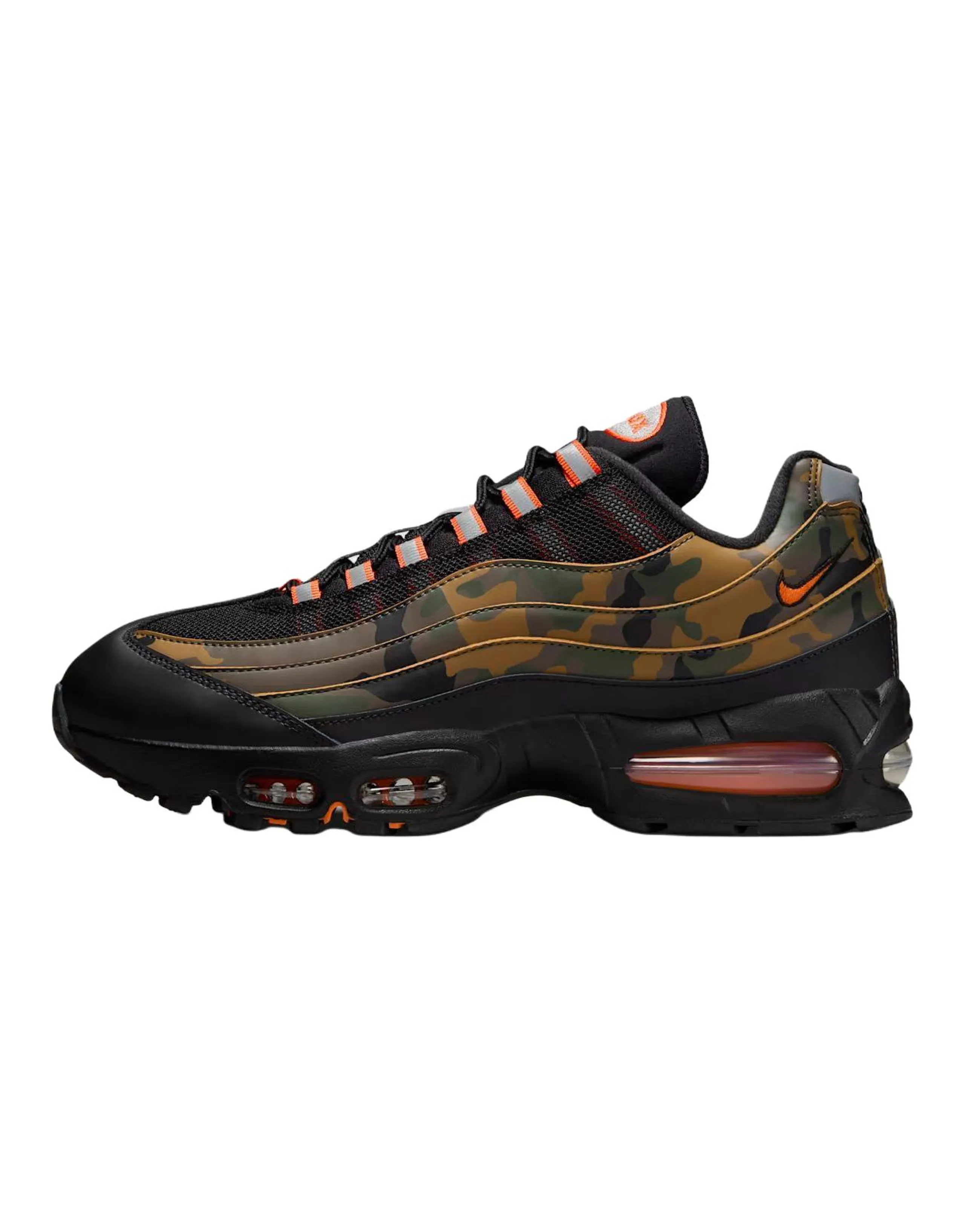 Nike Air Max 95 Comfort Soft Breathable Running Shoes Unisex Black Brown