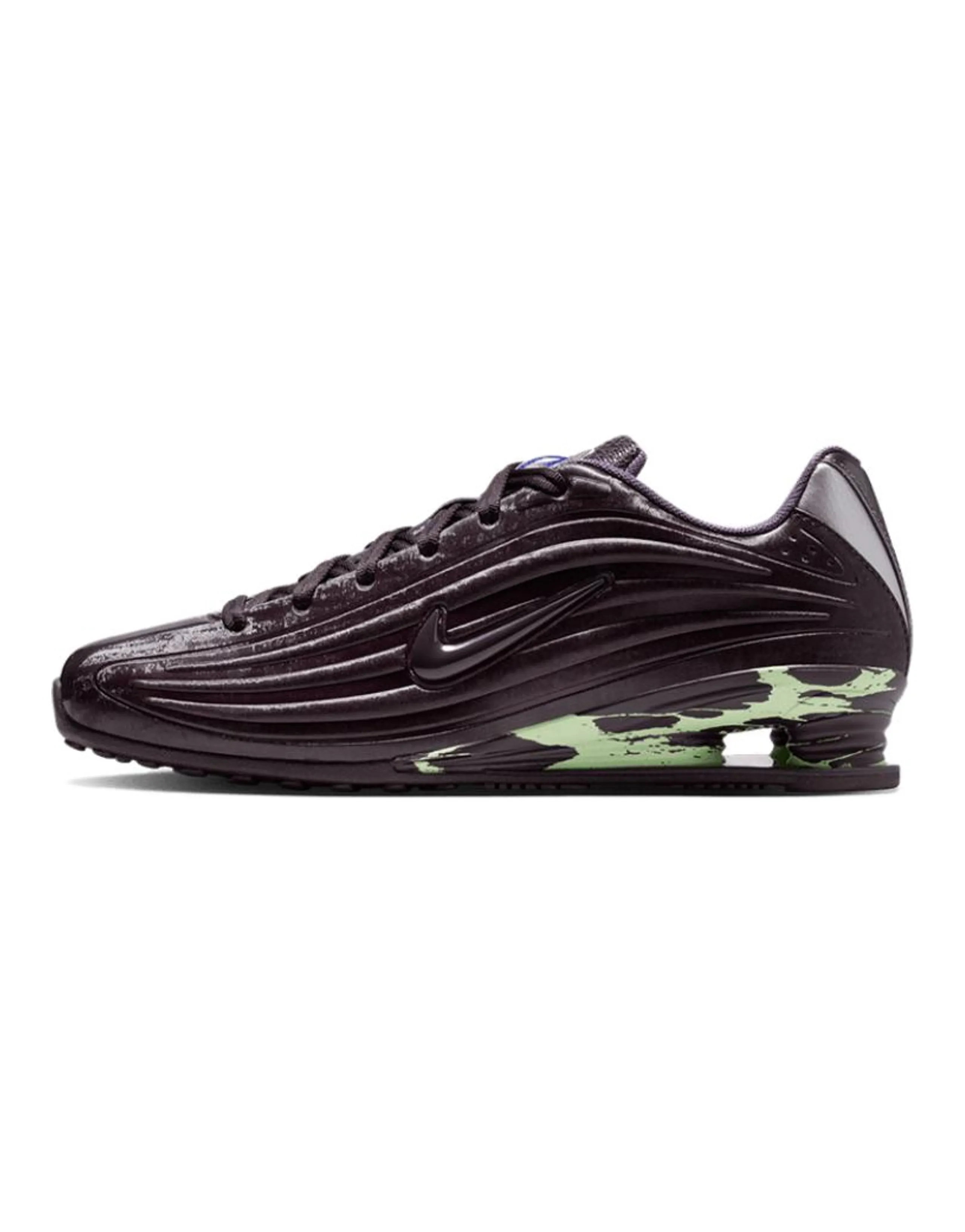 Nike Shox Series Comfortable Versatile Casual Running Shoes Women's Purple Black