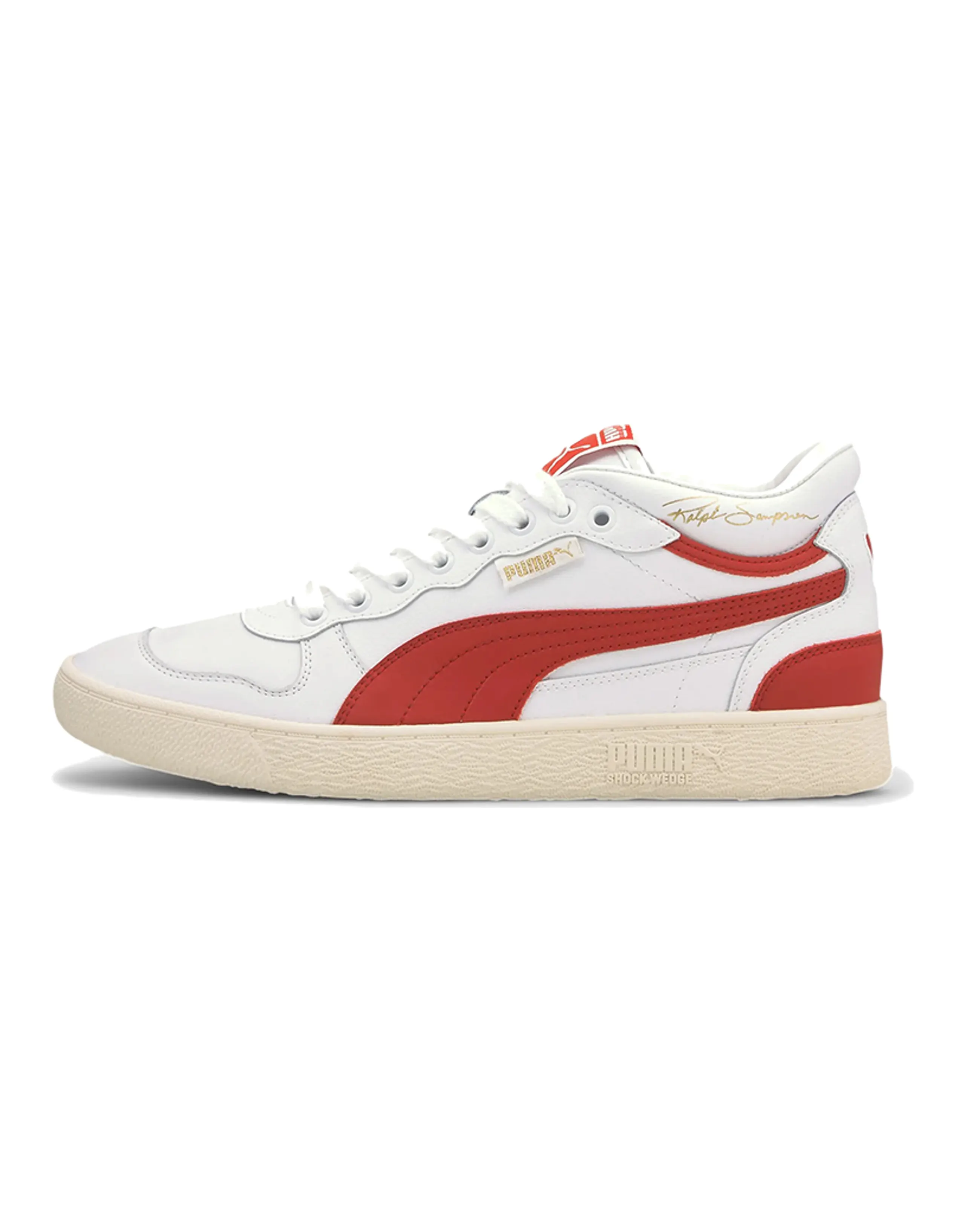PUMA Ralph Sampson Demi Og 'White High Risk Red'