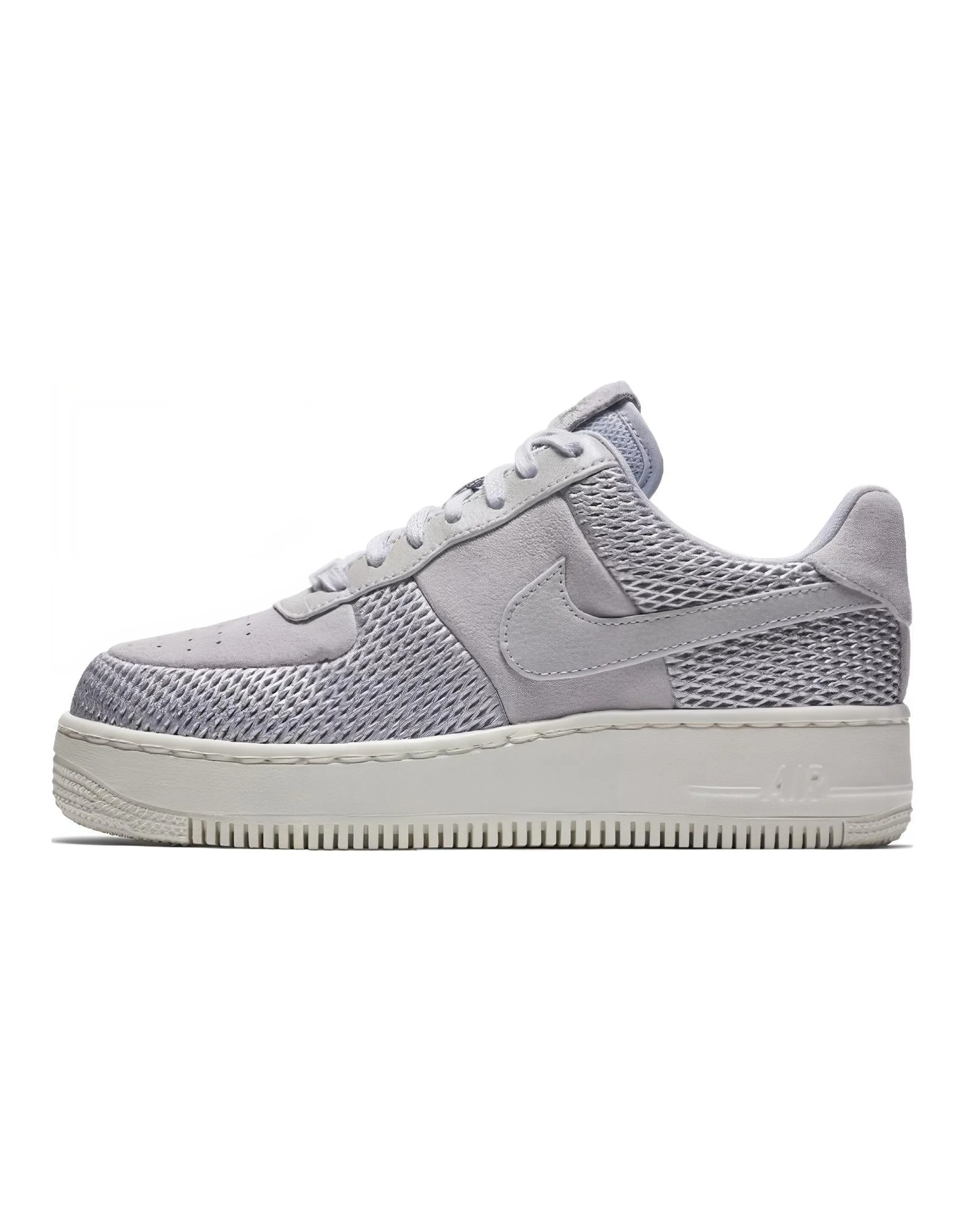 Nike Air Force 1 Upstep Premium 'Metallic Platinum' Women's
