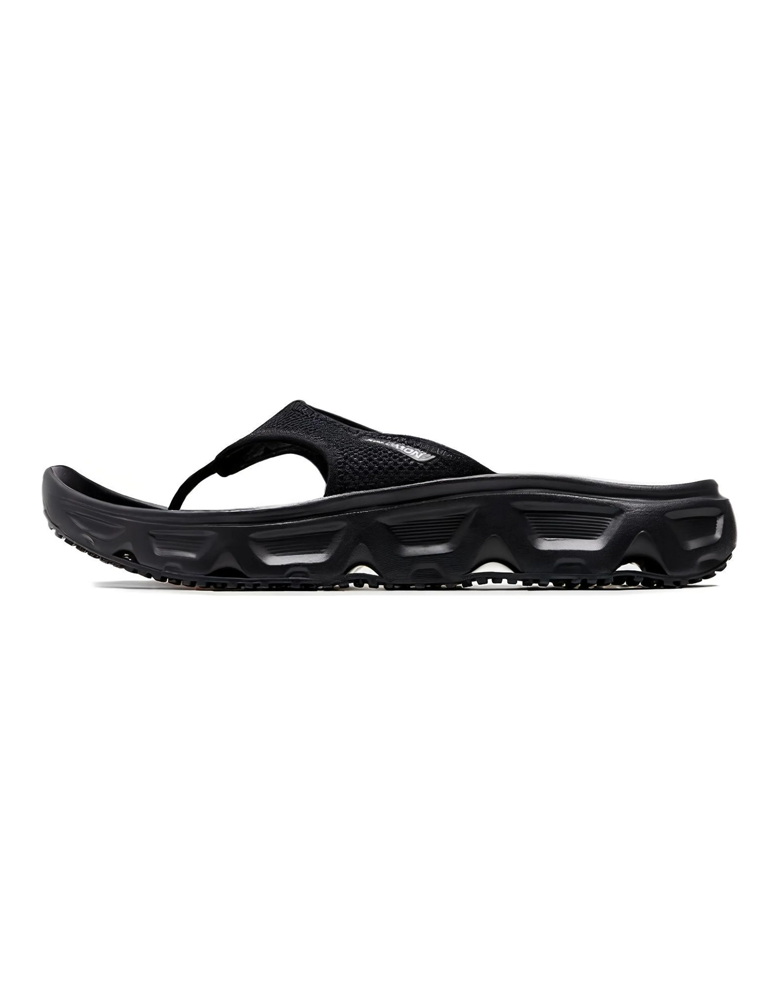 SALOMON Reelax Break 6.0 EVA Rubber Sole Slip Resistant Abrasion Resistant Flip Flops Women's Black