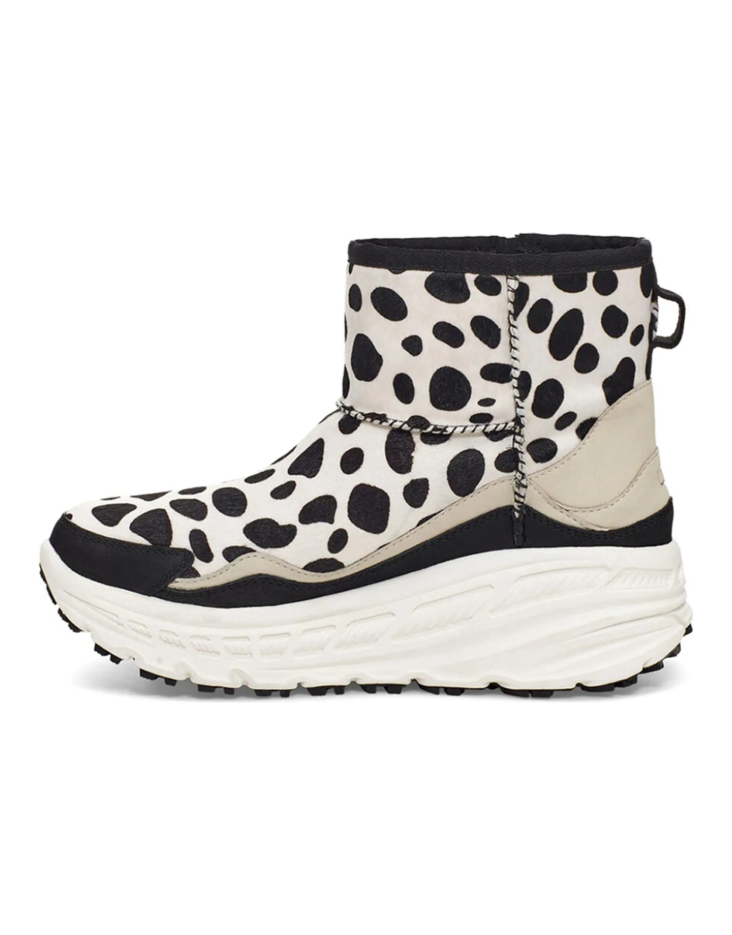 UGG Ca805 Classic Dalmatian Fleece Lined Black White Women's