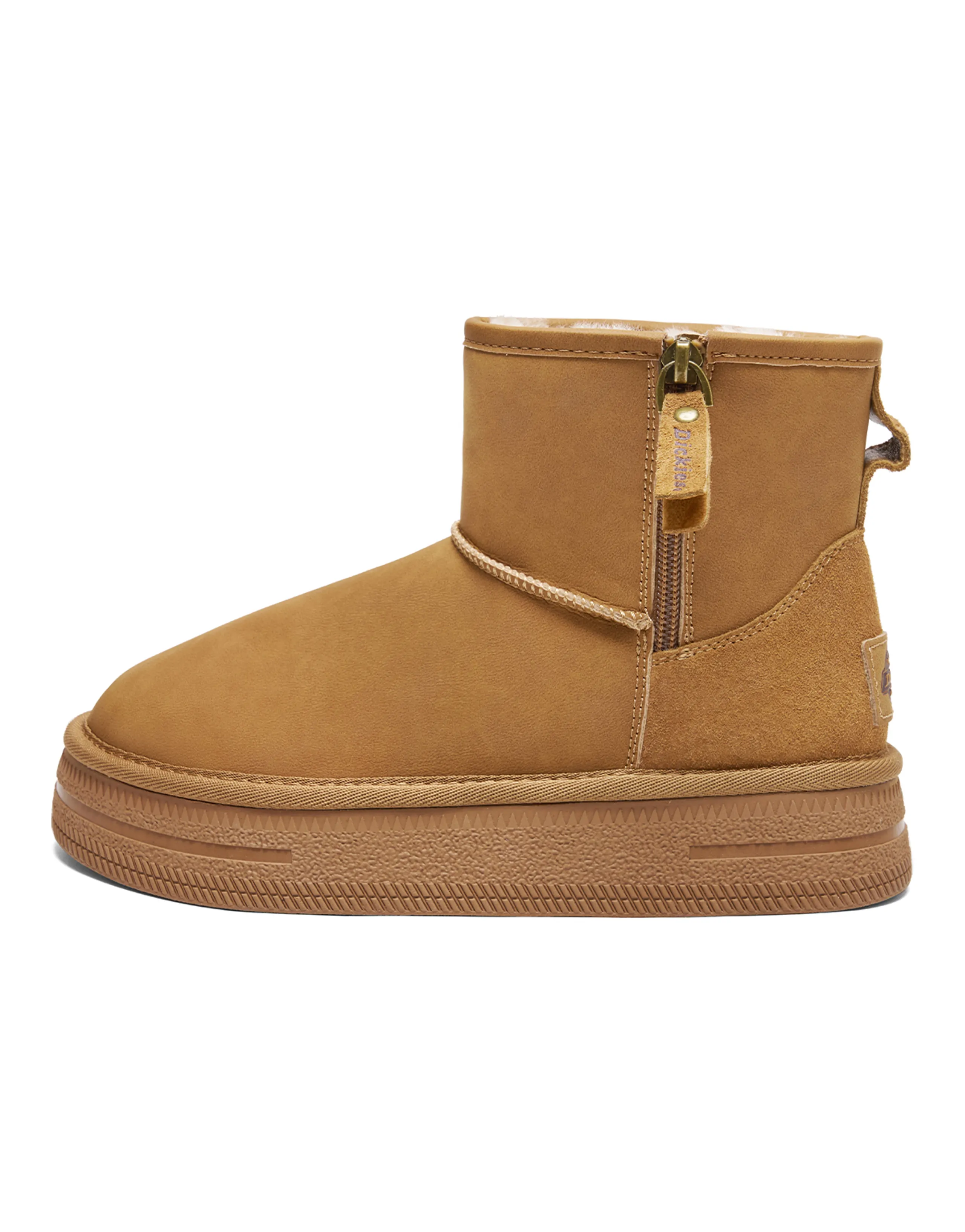Dickies Warm Fashion Fleece-Lined Versatile Snow Boots Women's Brown