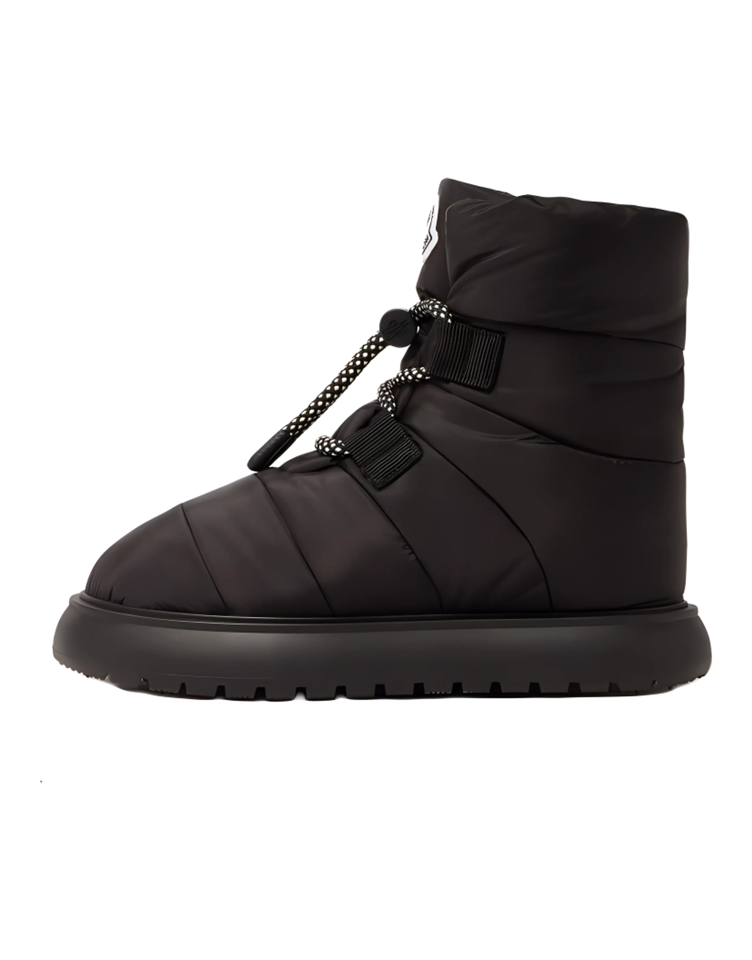 Moncler Logo Patch Padded Snow Boots Women's