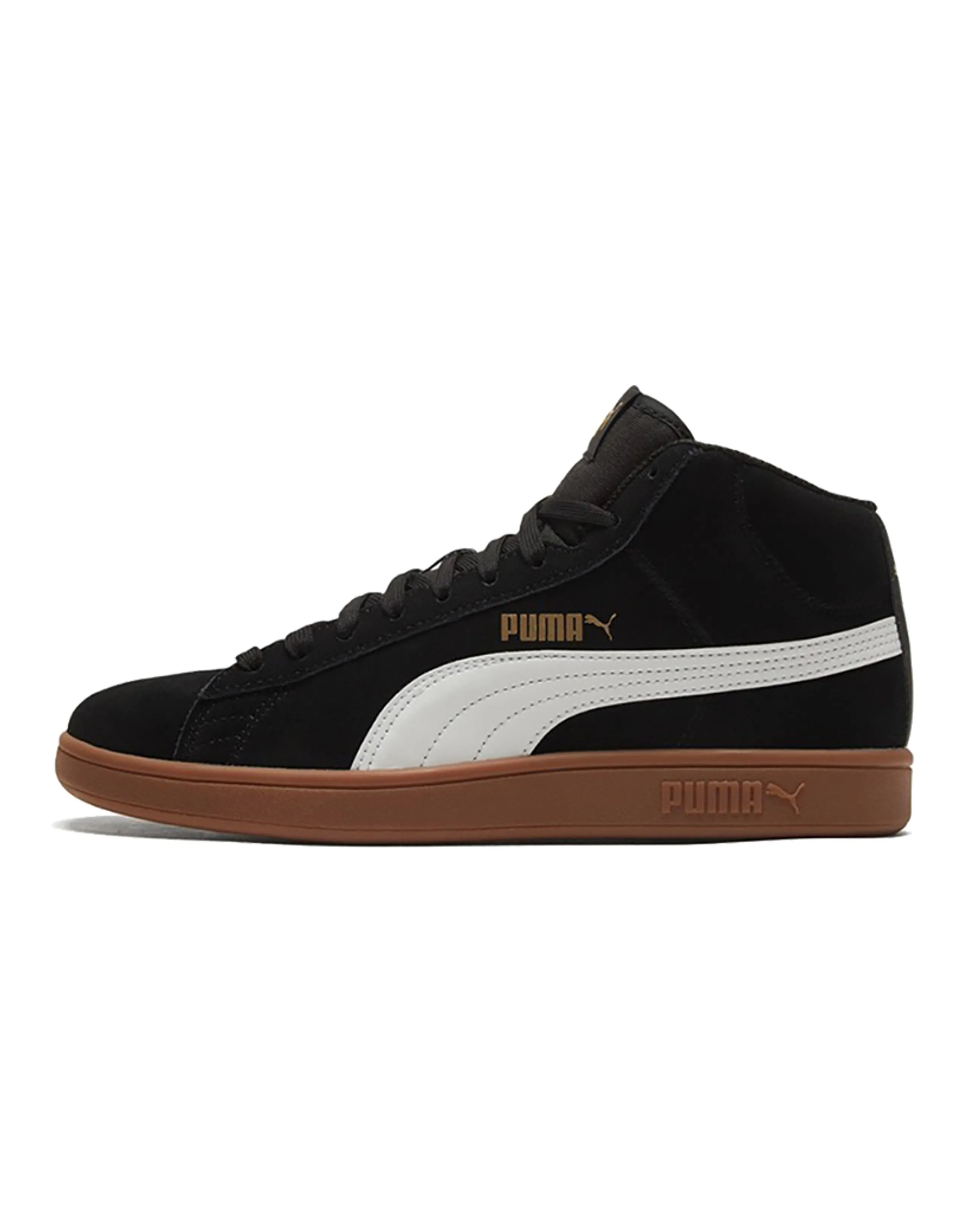 PUMA Smash V2 Mid 'Black White Brown'
