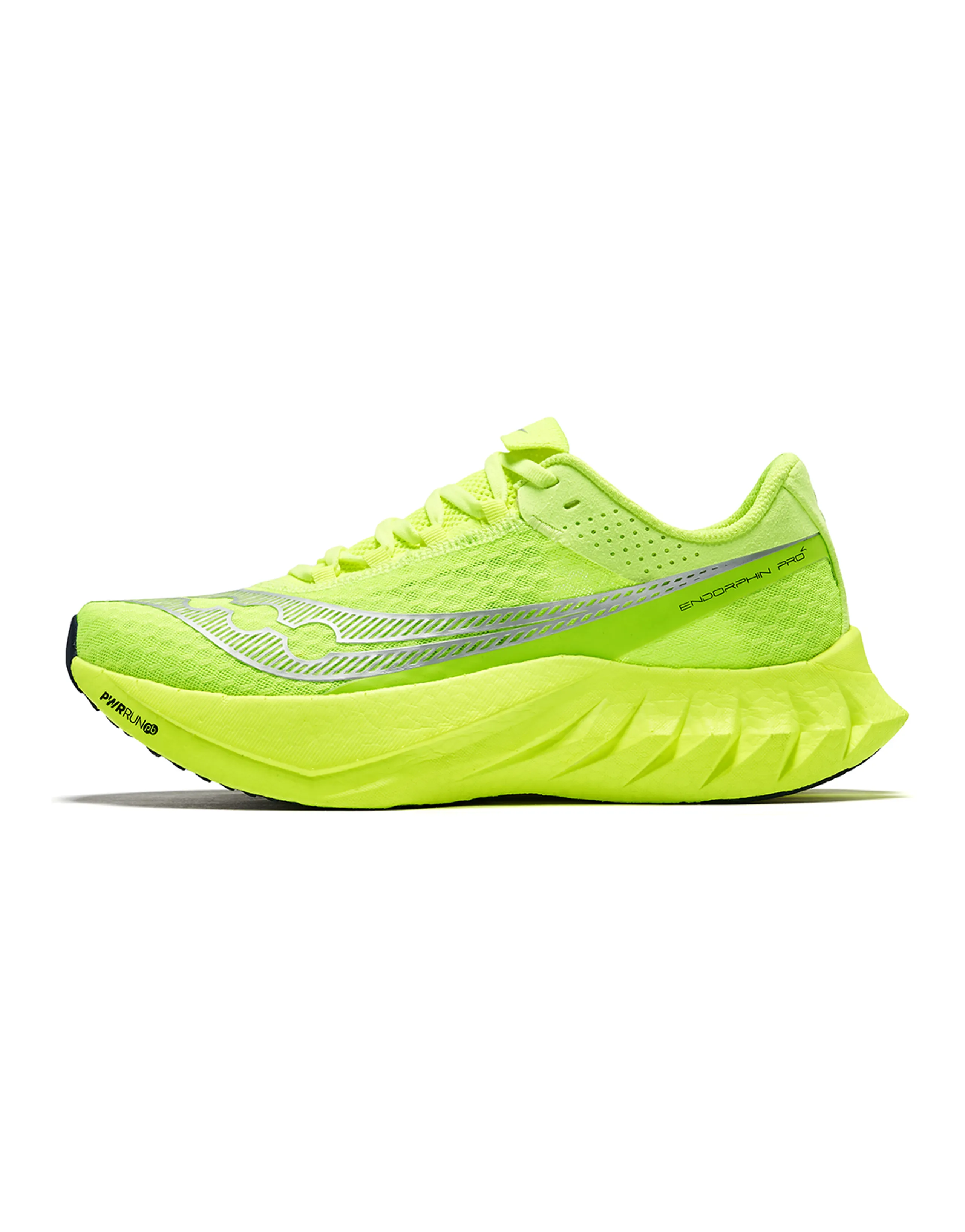 Saucony Endorphin Pro 4 Low-Top Running Shoes Men's Green Silver