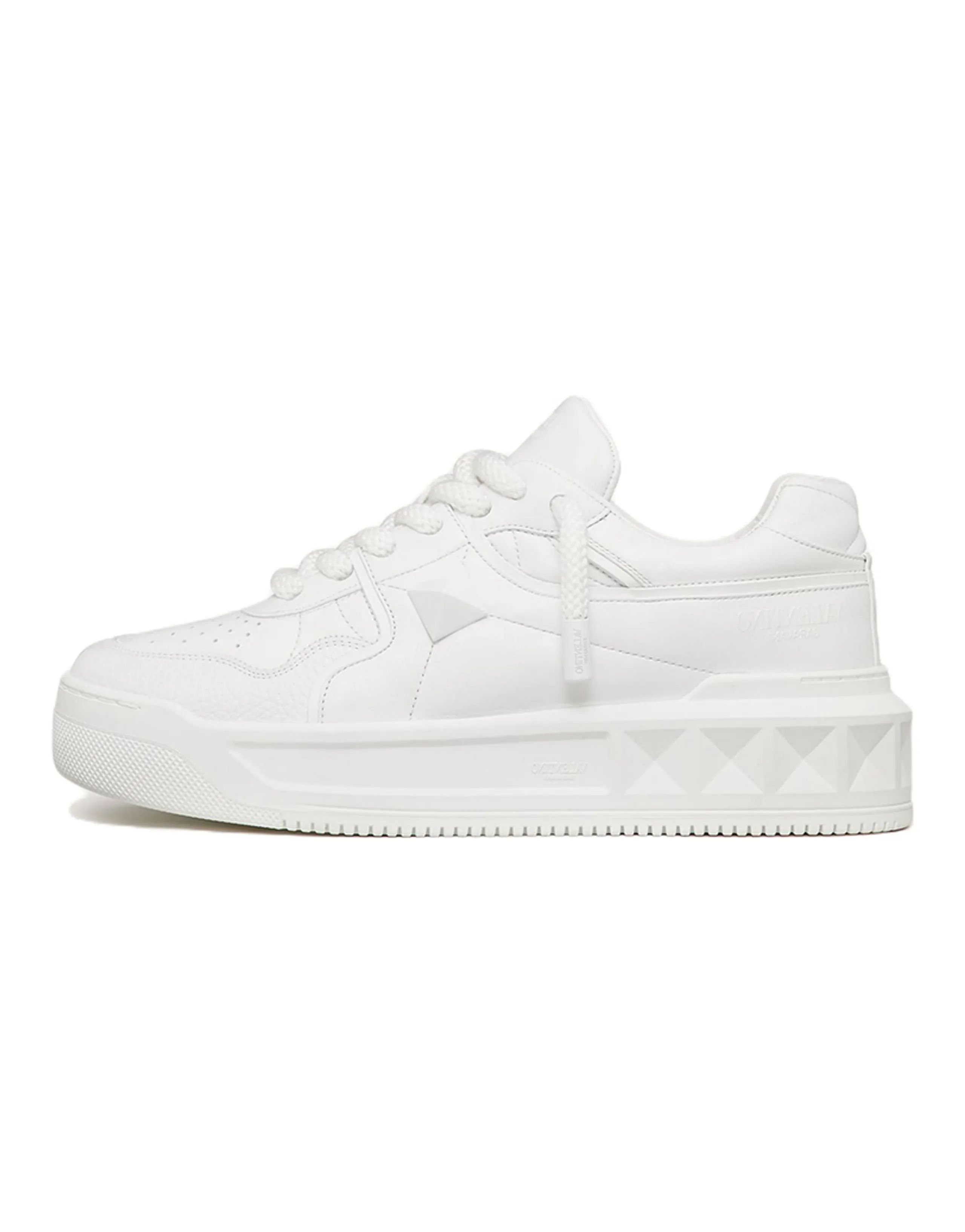 Valentino Garavani One Stud Lace Up Sneakers