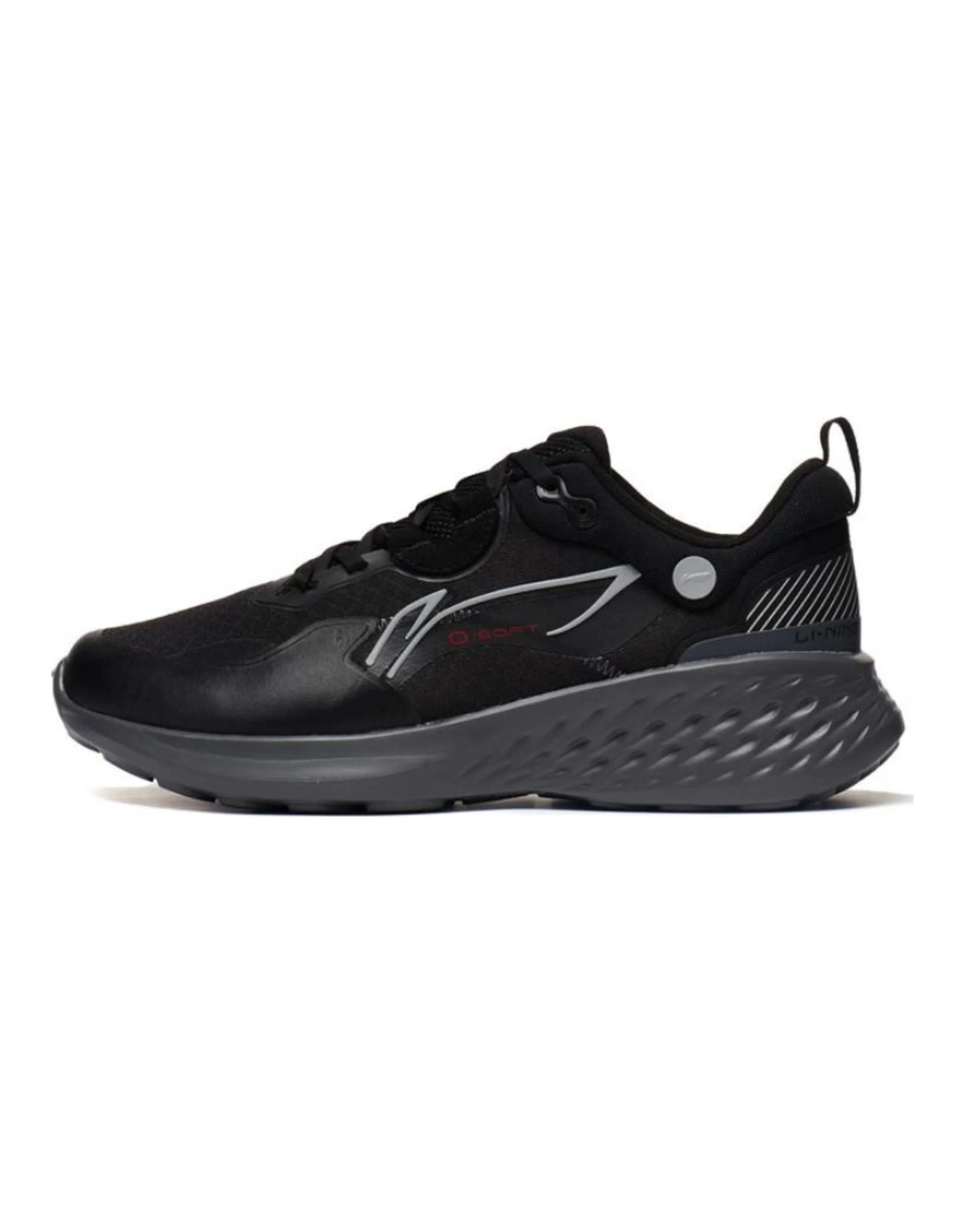 LiNing Soft Element Anti-Slip And Wear-Resistant Breathable Low-Top Sports Casual Shoes Black